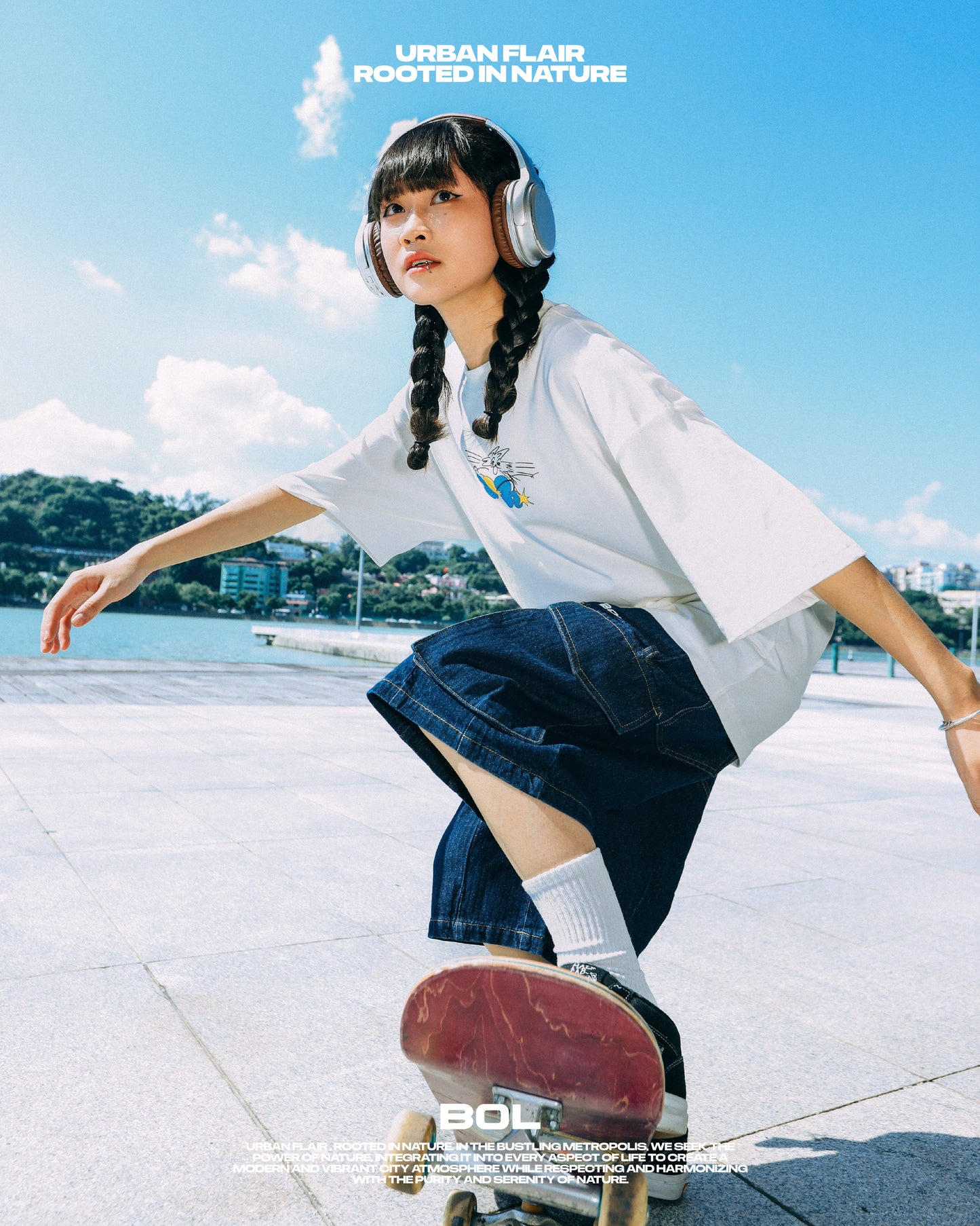 SS24-28S Capri Denim Shorts