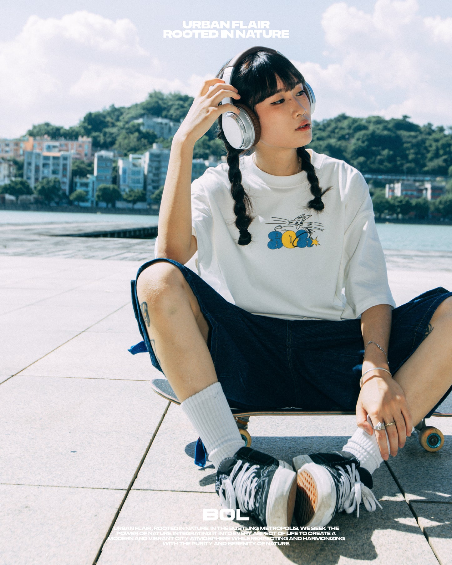 SS24-28S Capri Denim Shorts