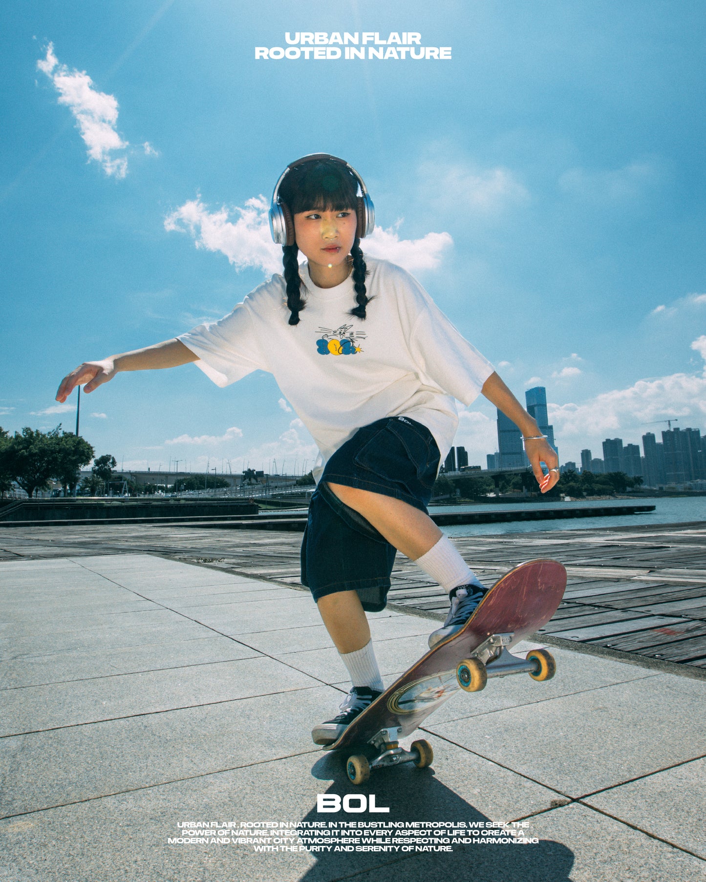 SS24-28S Capri Denim Shorts