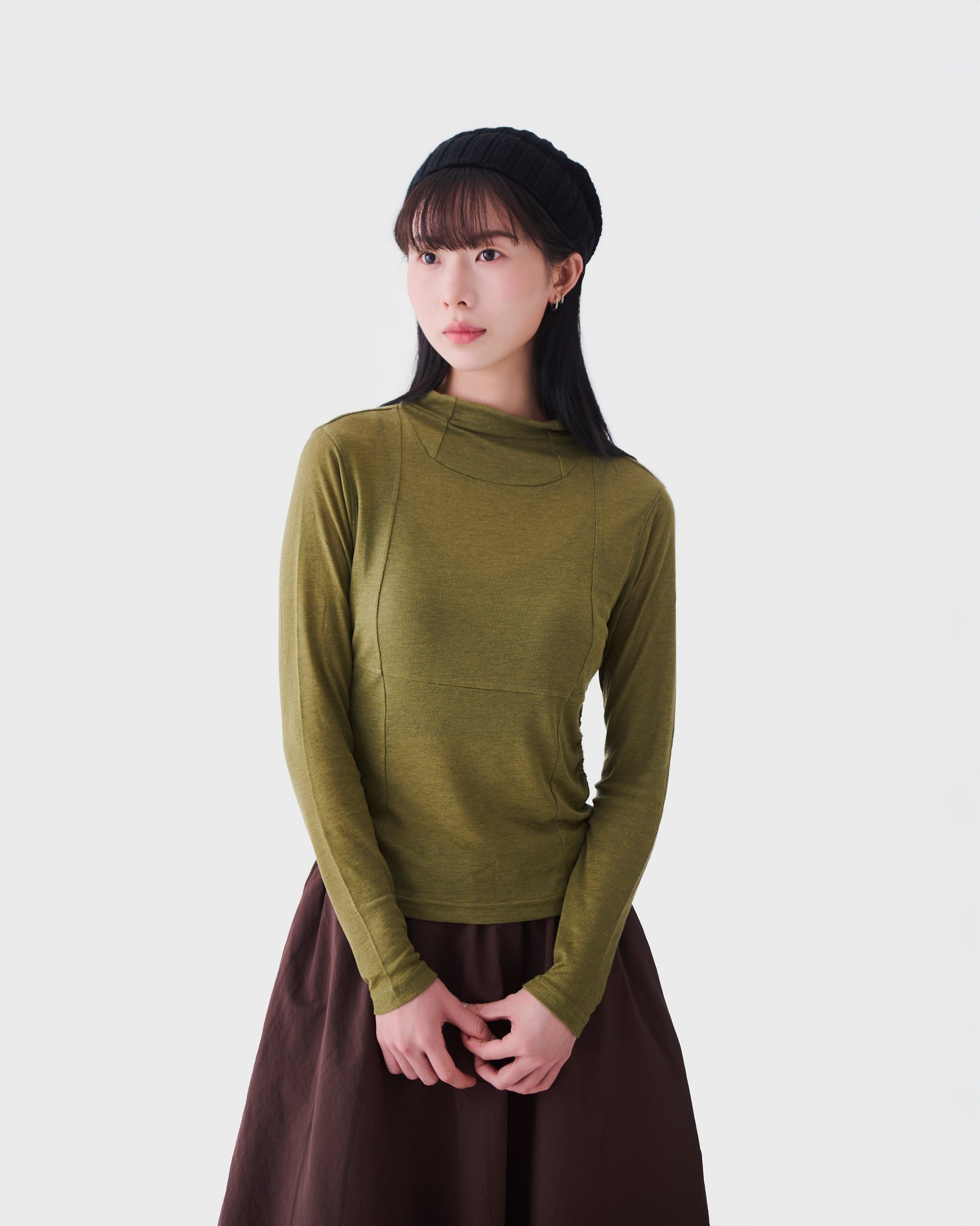 AW24-03 Seaweed Long Sleeve Top