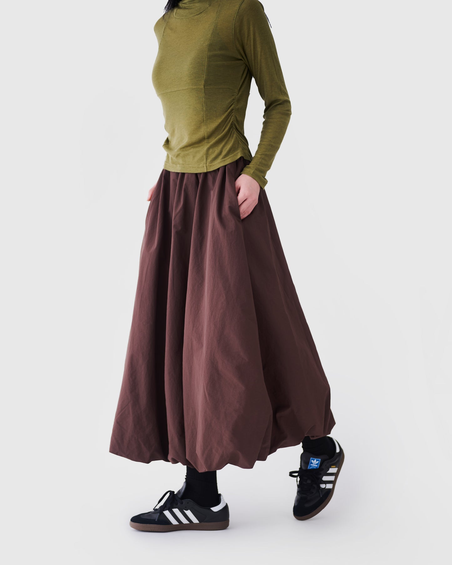 AW24-03 Seaweed Long Sleeve Top