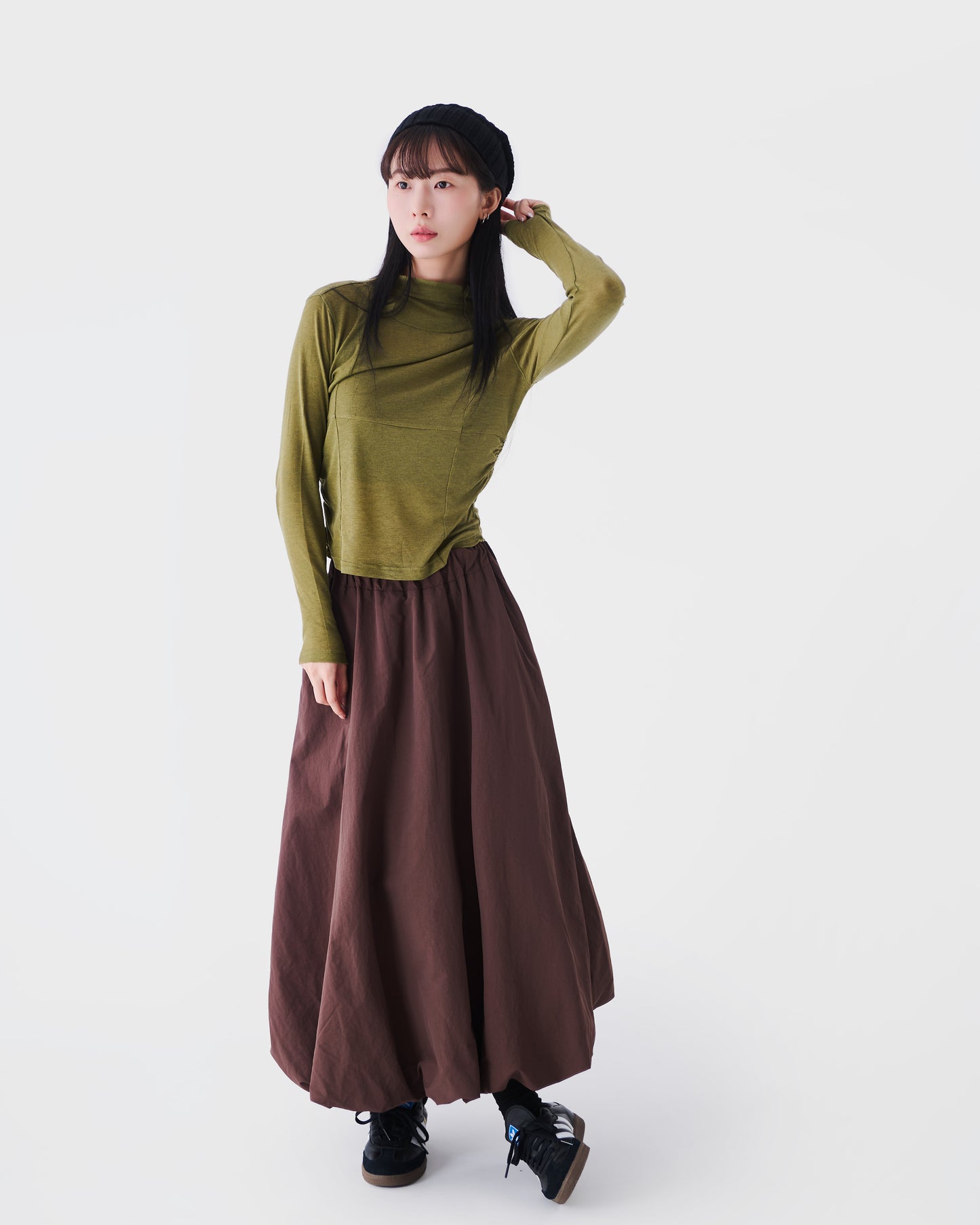 AW24-03 Seaweed Long Sleeve Top