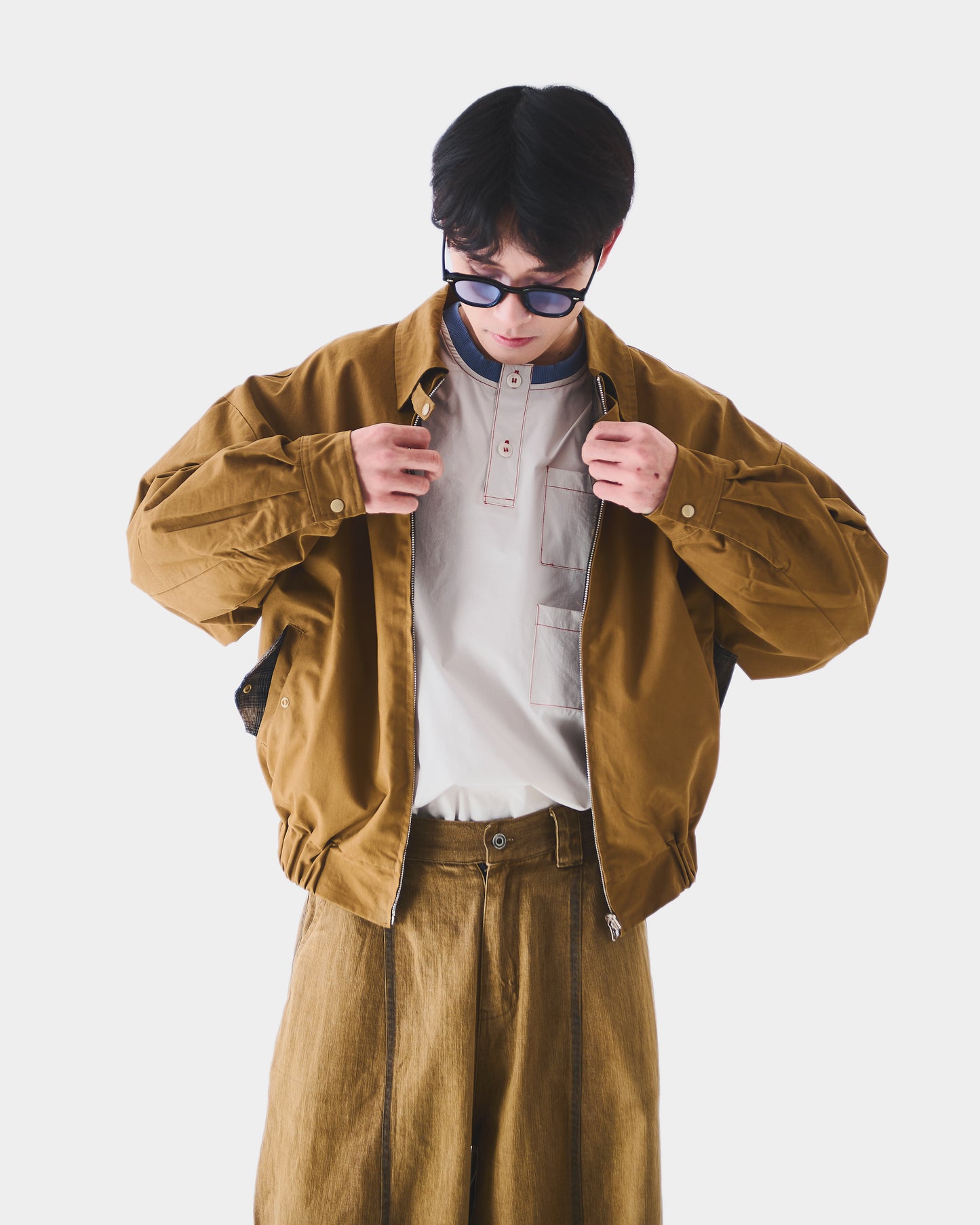 AW24-12J Archaic Double Woolen Jacket(Brown)