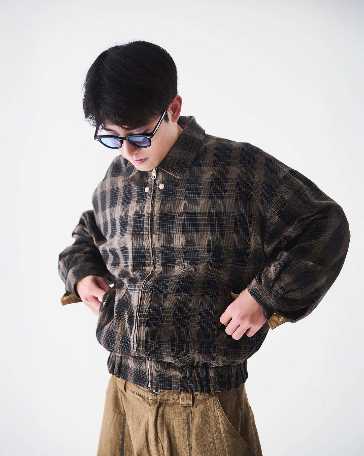 AW24-12J Archaic Double Woolen Jacket(Brown)