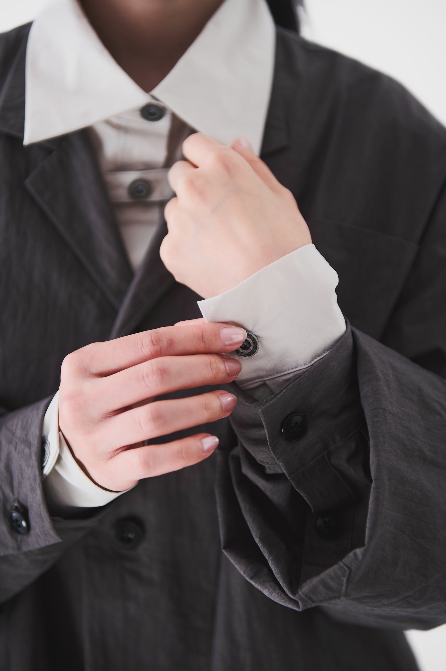 AW24-17J Notch Lapel Shirt Jacket