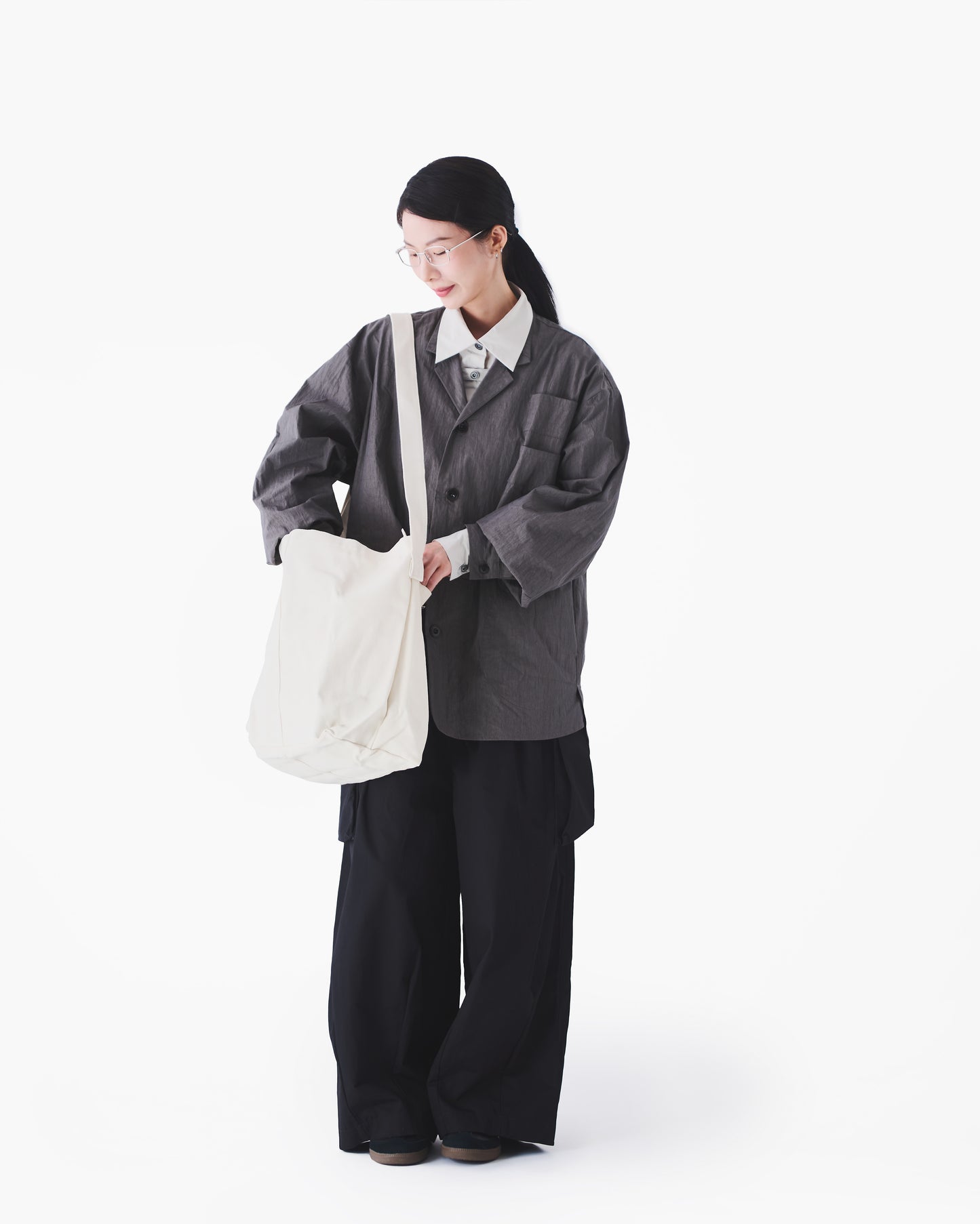 AW24-17J Notch Lapel Shirt Jacket