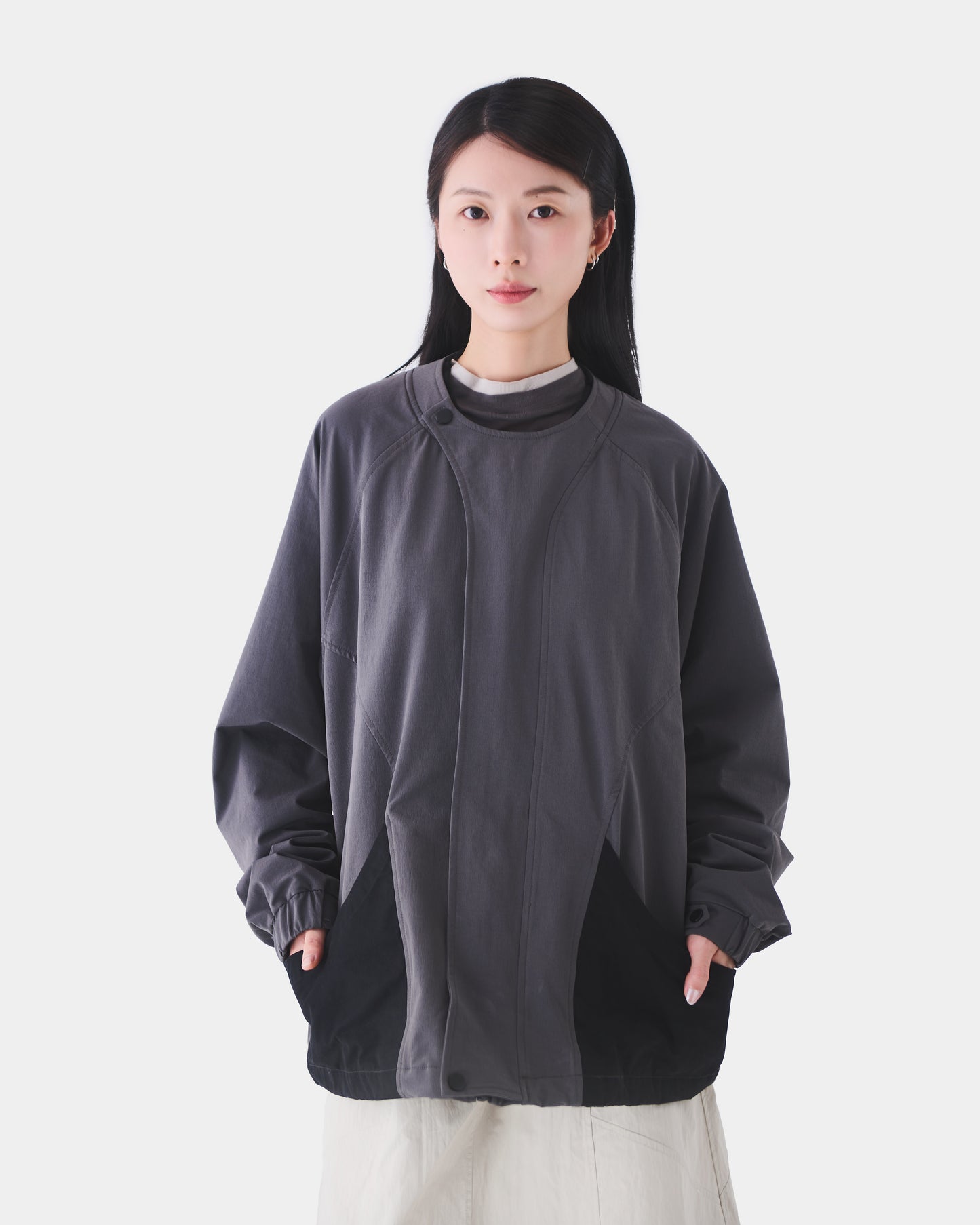 AW24-15T Collarless Jacket