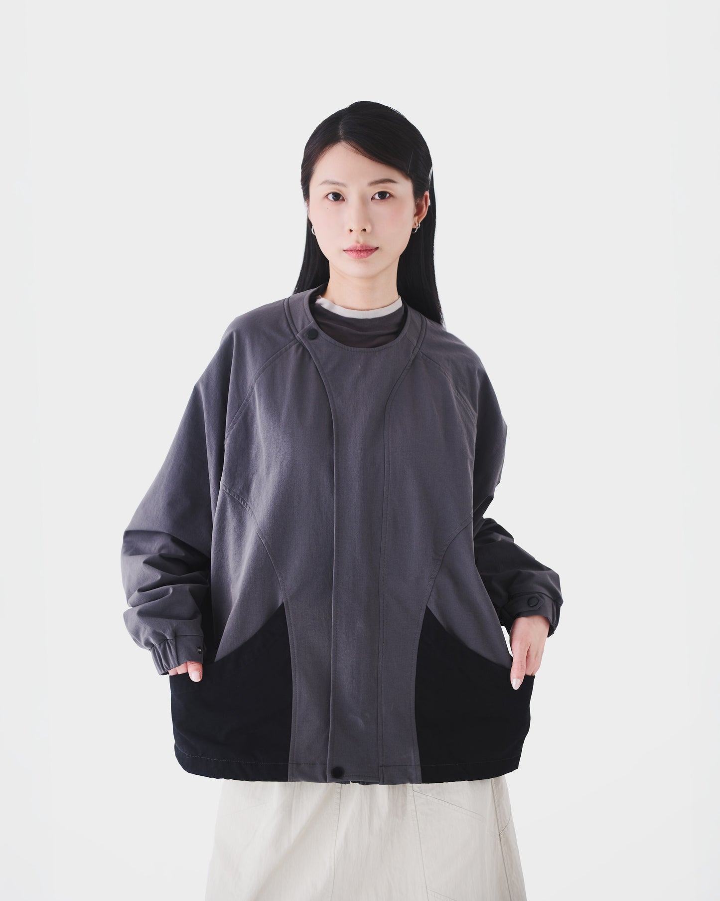 AW24-15T Collarless Jacket