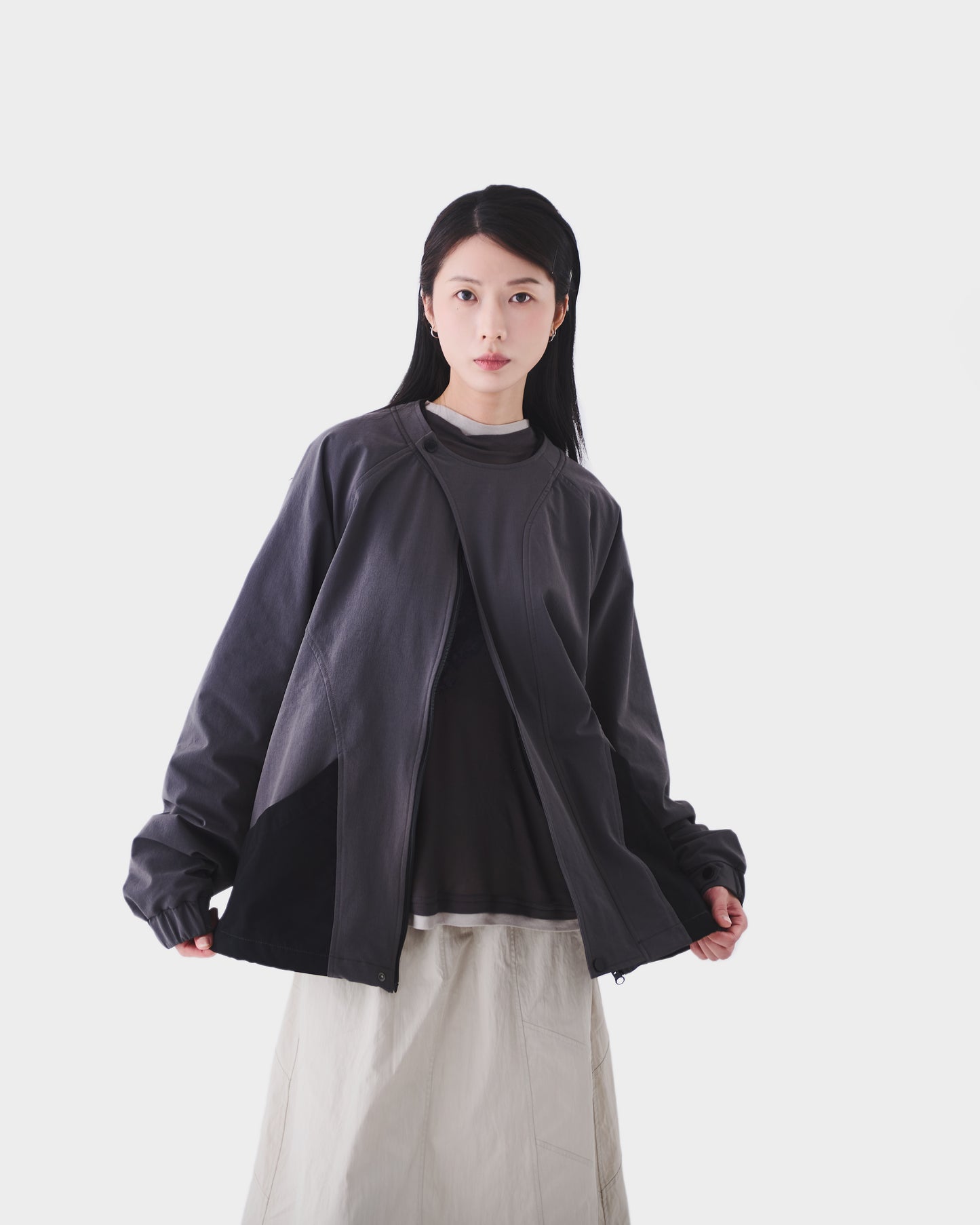 AW24-15T Collarless Jacket