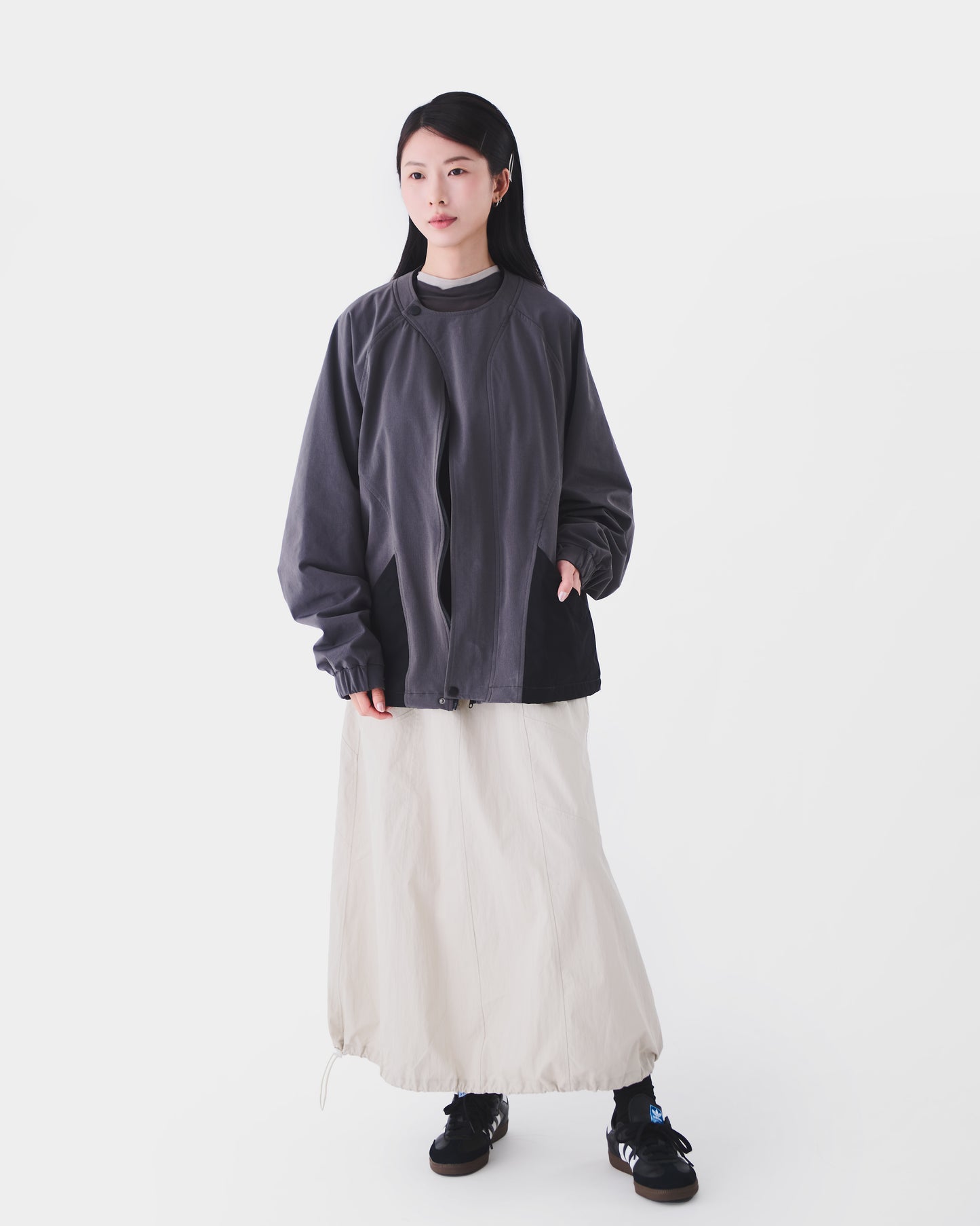 AW24-15T Collarless Jacket