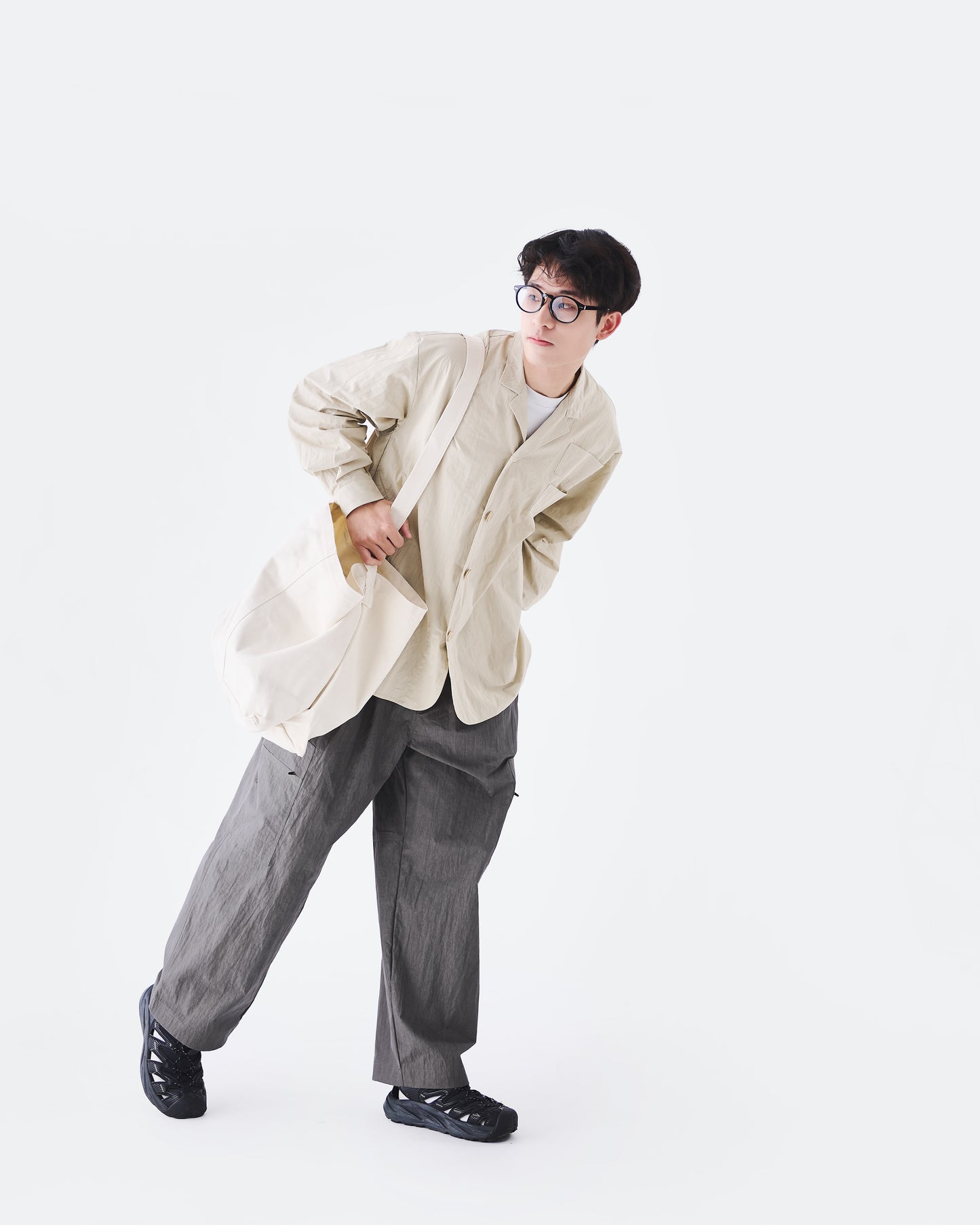 AW24-17J Notch Lapel Shirt Jacket