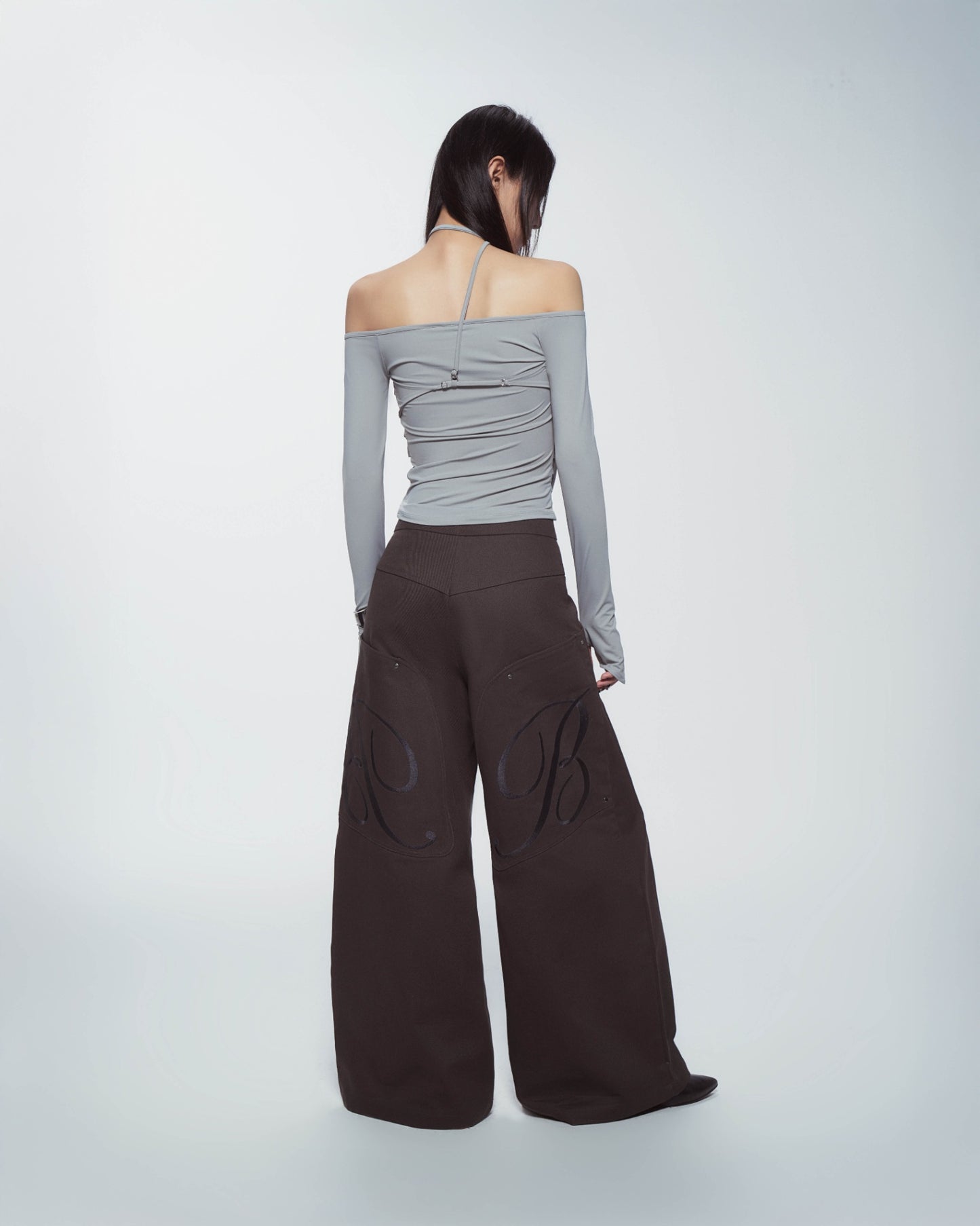 Melvin Long Sleeve Top (Blue Grey) — Bunnyhill