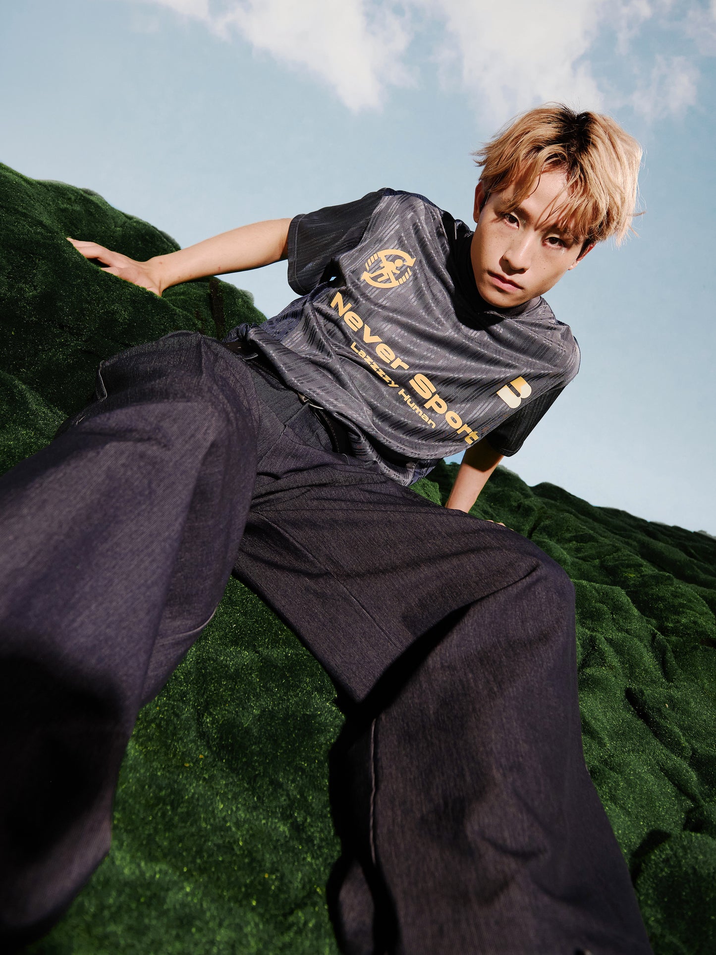 SS25-10T Normcore Jersey Tee (Blue)