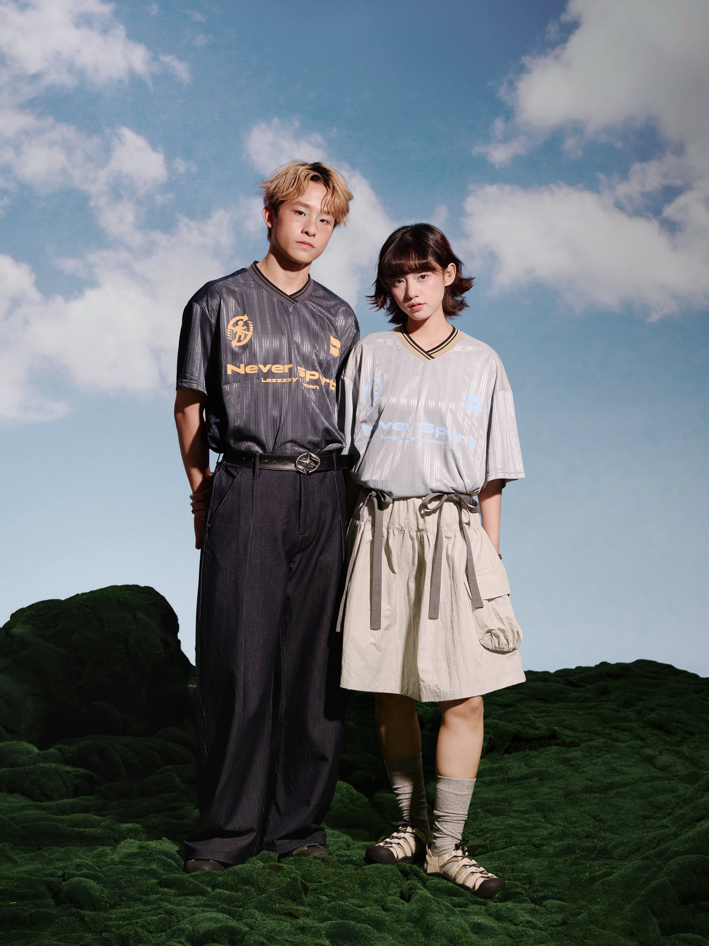 SS25-10T Normcore Jersey Tee (Blue Grey)