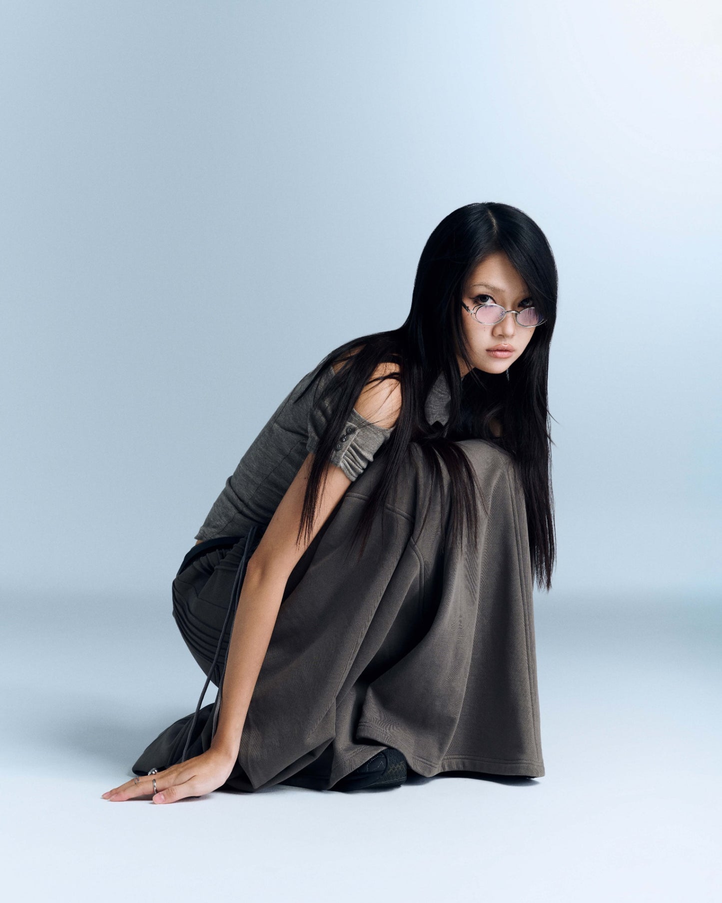 EOLITH SKIRT GREY | Bunnyhill 裙子 Skirt