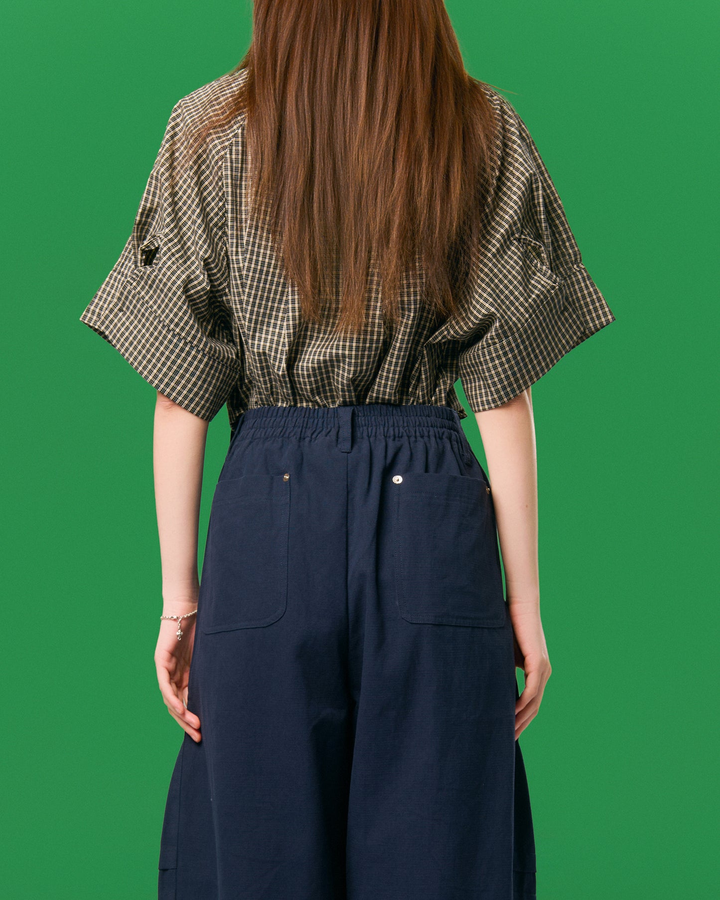 PLAID SLEEVED SHIRT BW | BF5241