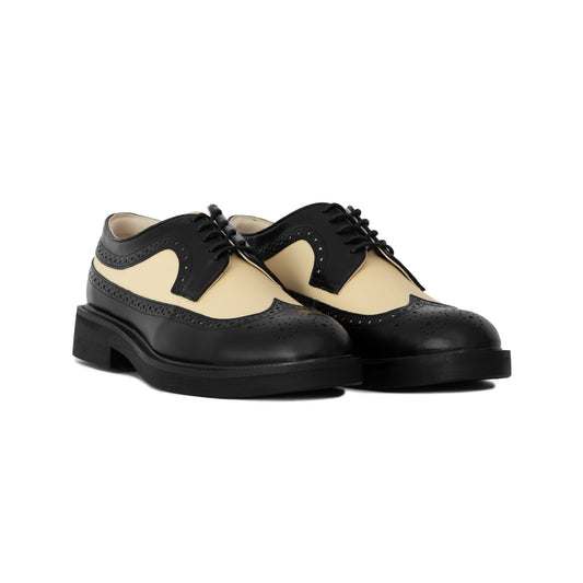 The Wolf Sean Brogue Black Off White 德比鞋 圖 2