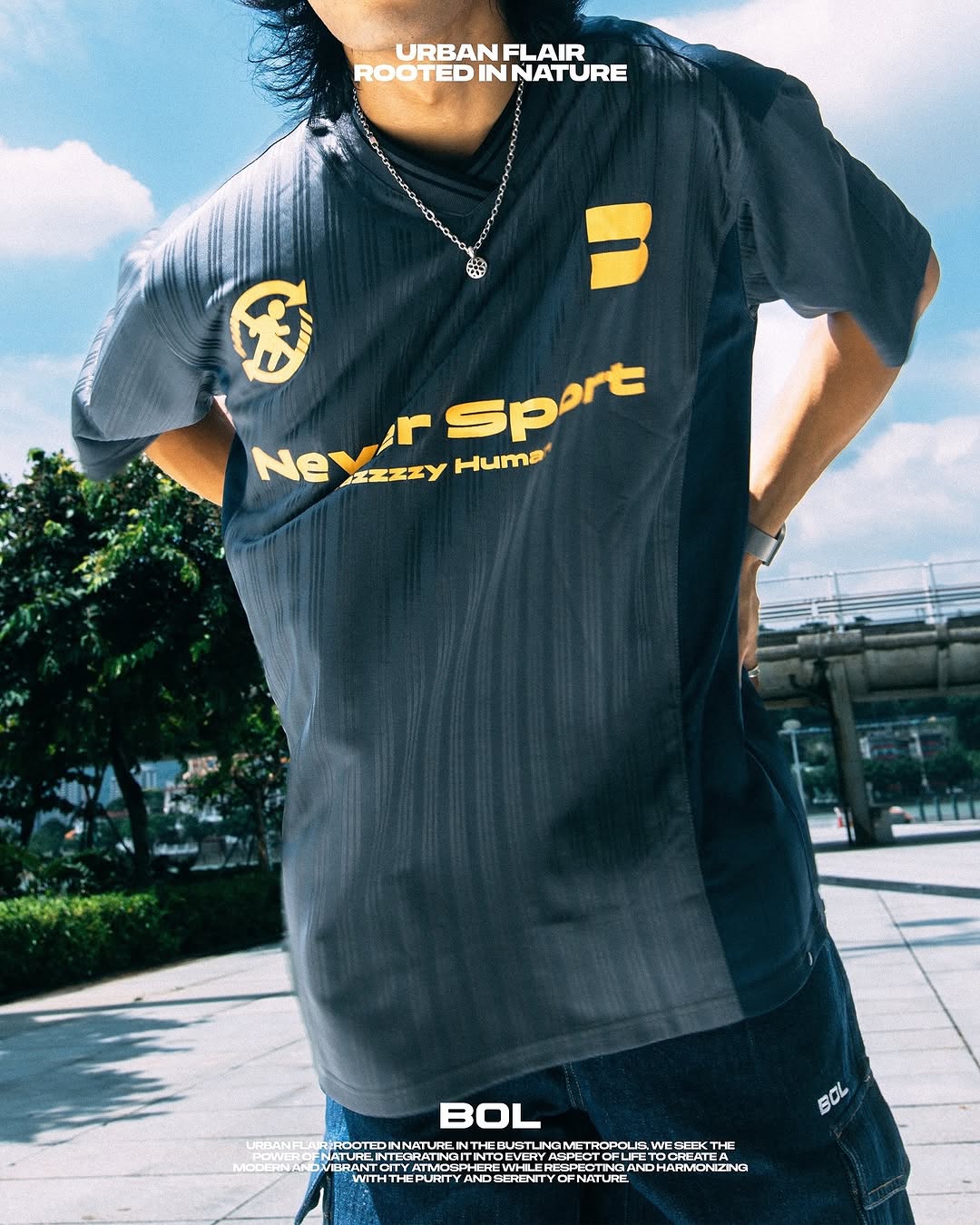 SS25-10T Normcore Jersey Tee (Blue)