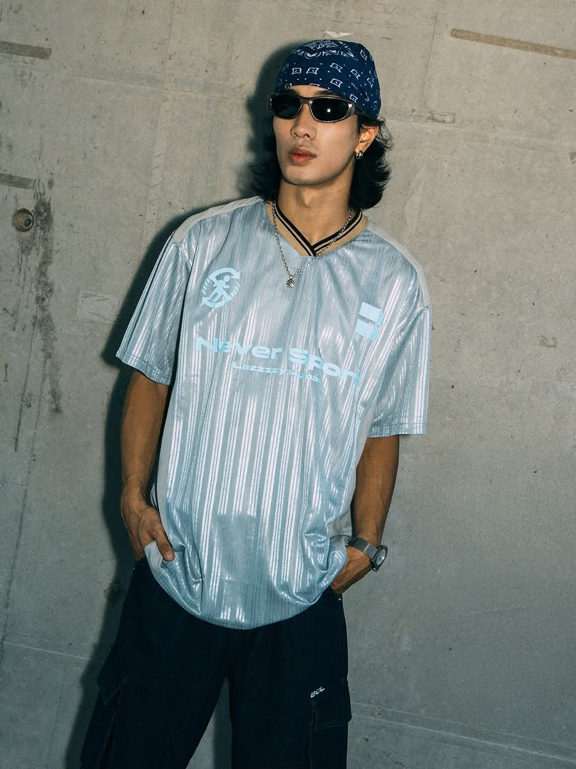 SS25-10T Normcore Jersey Tee (Blue Grey)