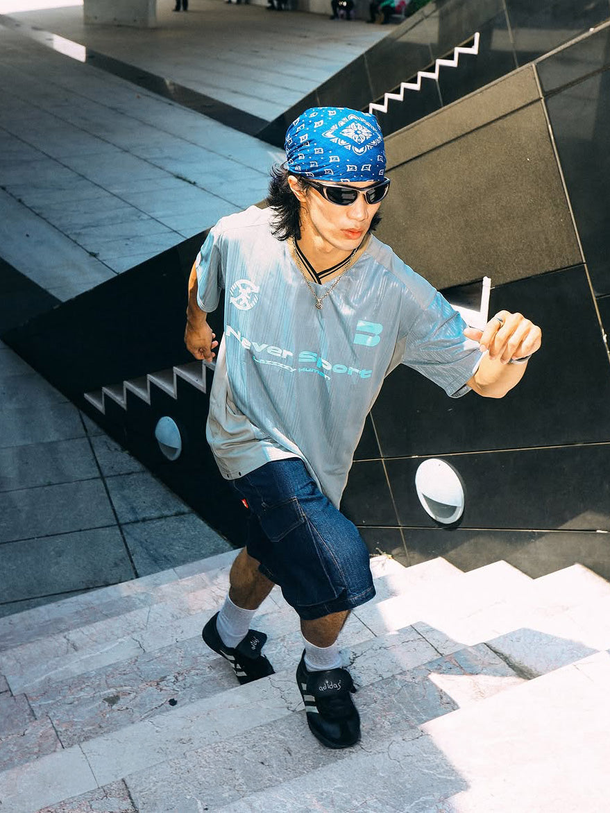 SS25-10T Normcore Jersey Tee (Blue Grey)