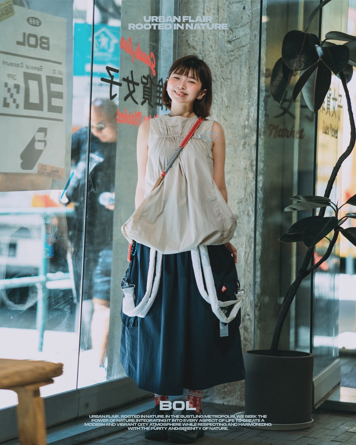 SS24-01 Sleeveless Utility Skirt