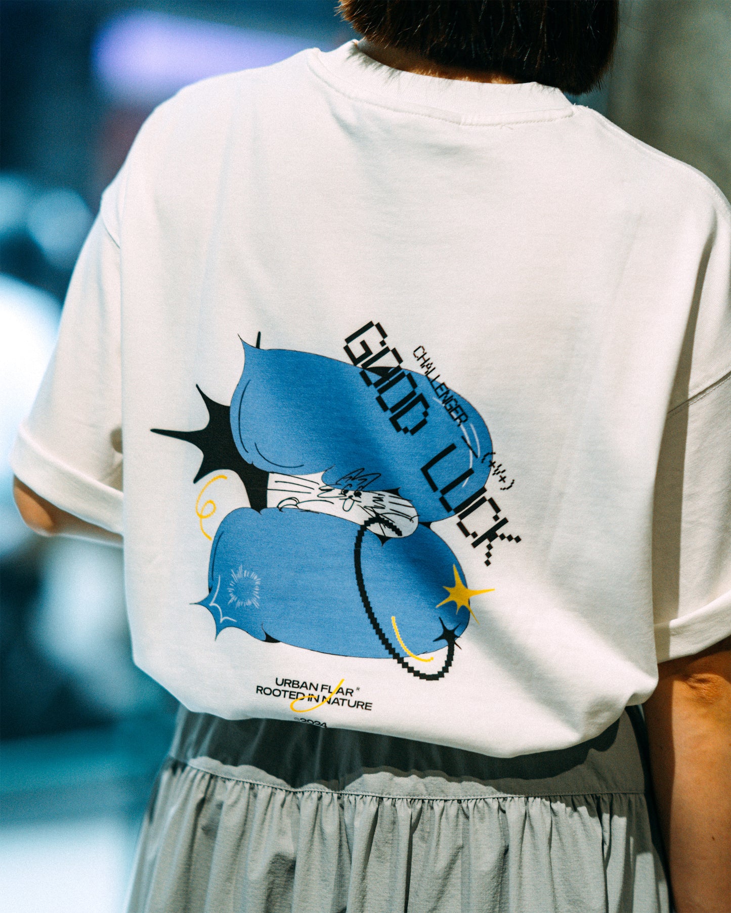 SS24-30T PLAY THE GAME-CAT TEE