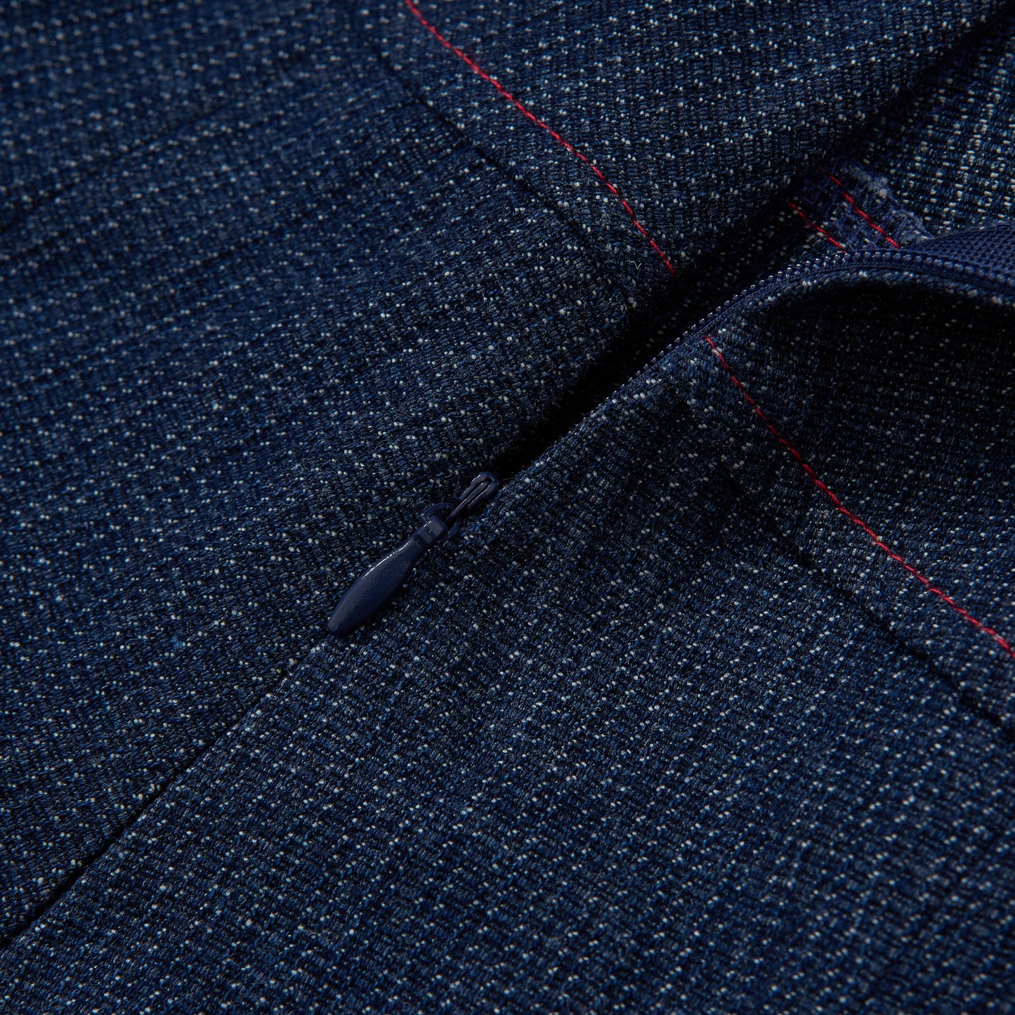 AW24-35D Denim Pleated Skirt