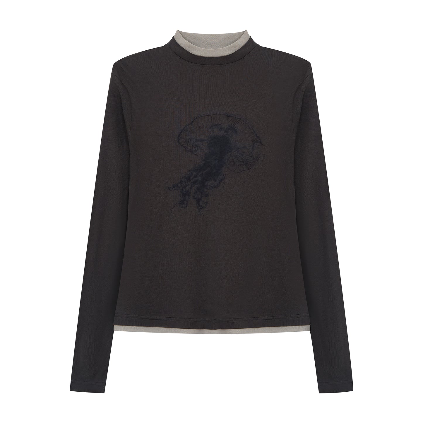 AW24-05 JellyFish Wool Cotton Top