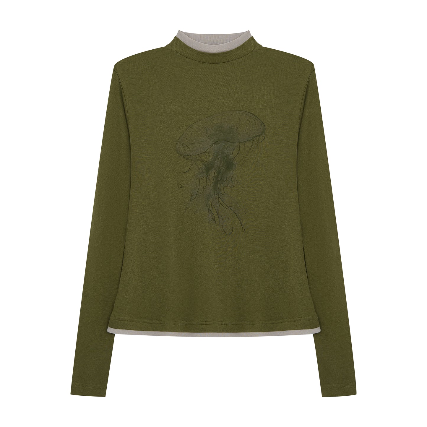AW24-05 JellyFish Wool Cotton Top