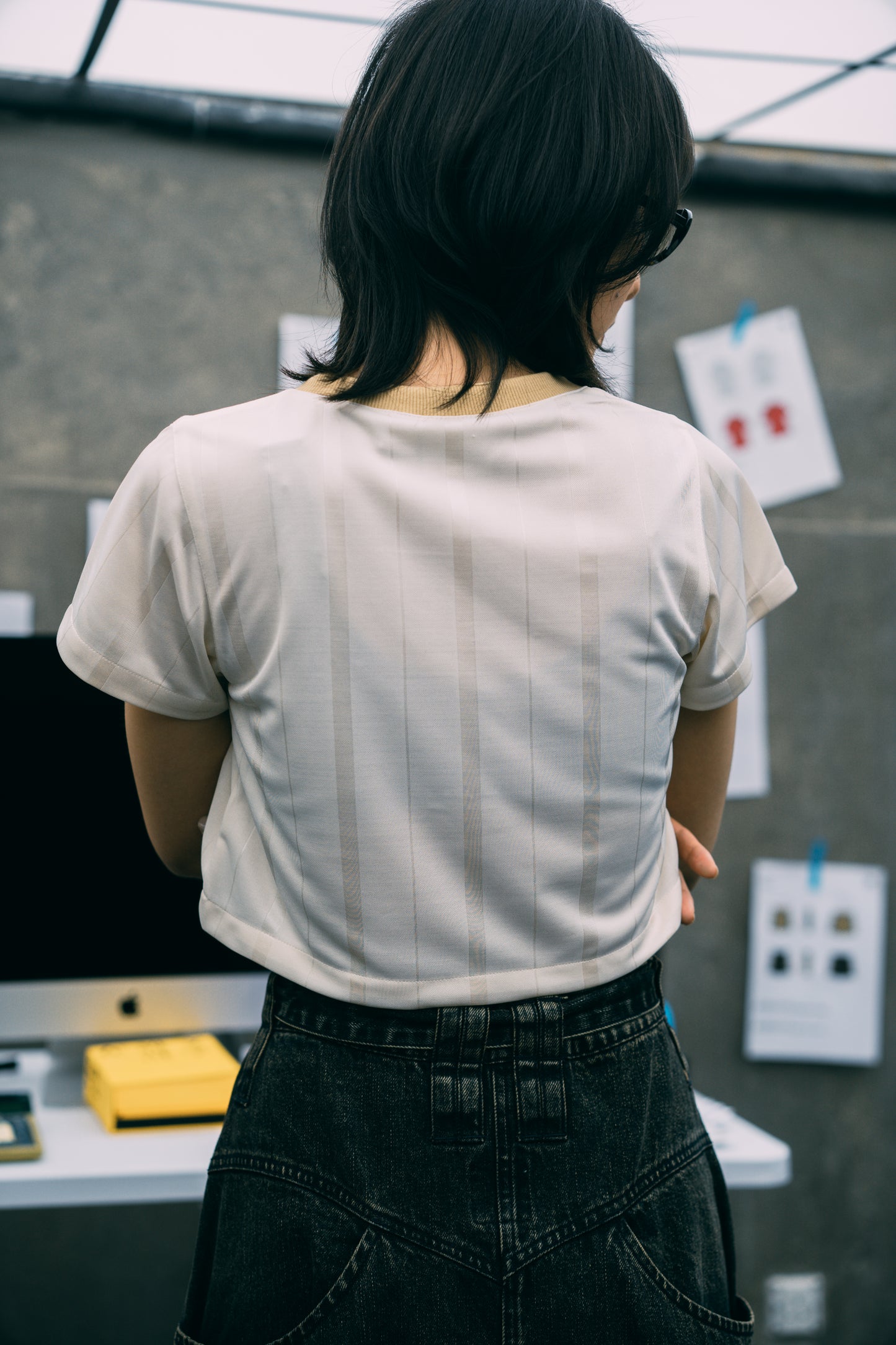 Sport Jersey Tee (Beige)