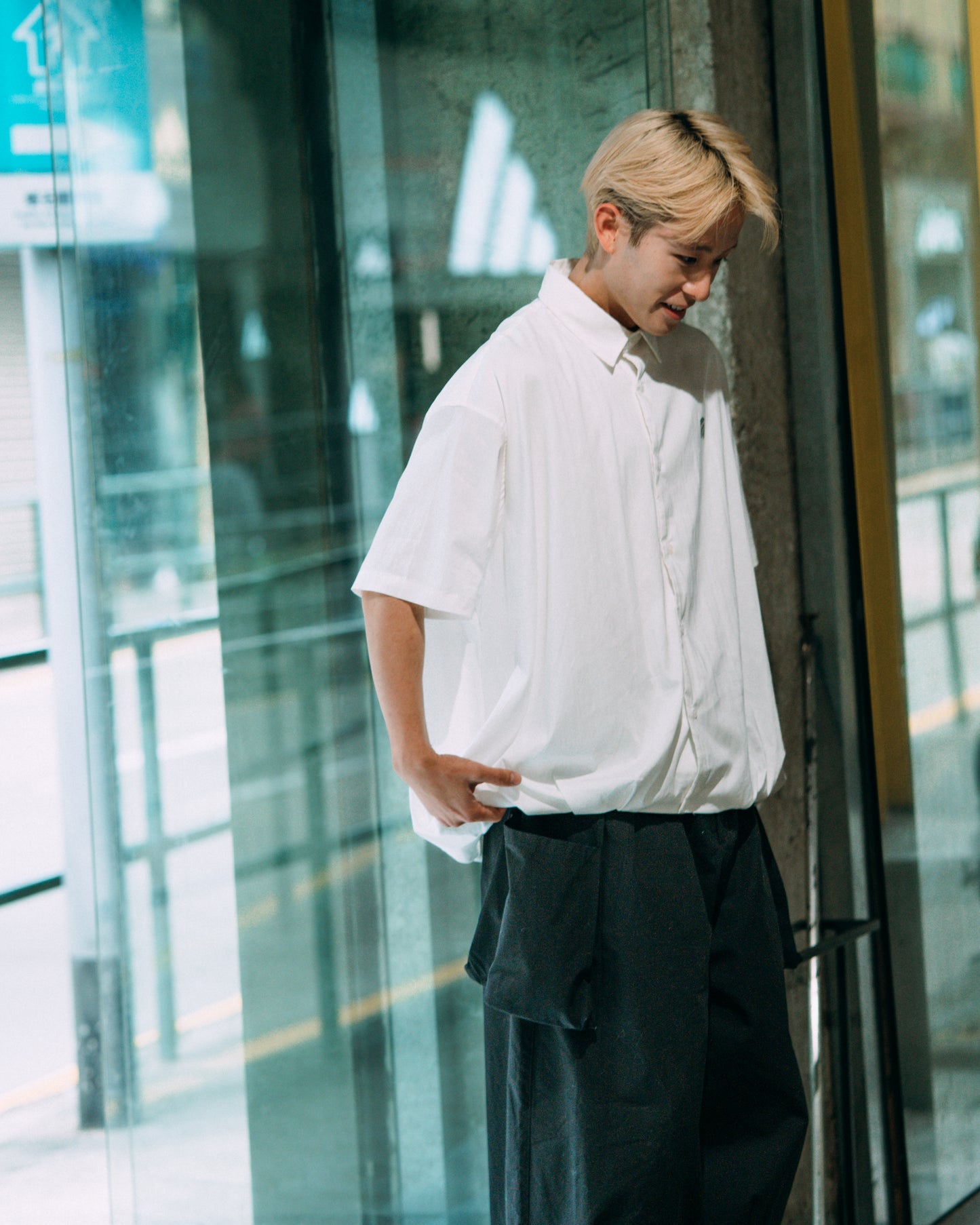 SS25-02T Bubble Shirt (White)