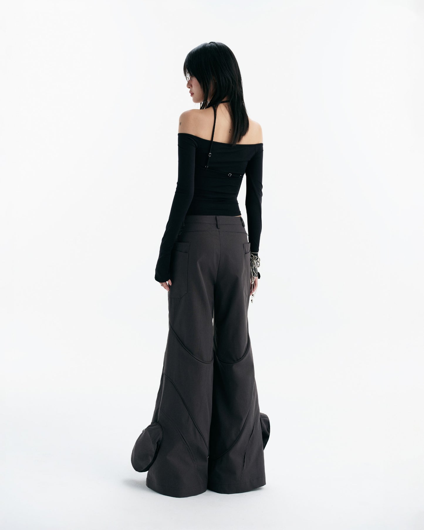 Melvin Long Sleeve Top (Black) — Bunnyhill