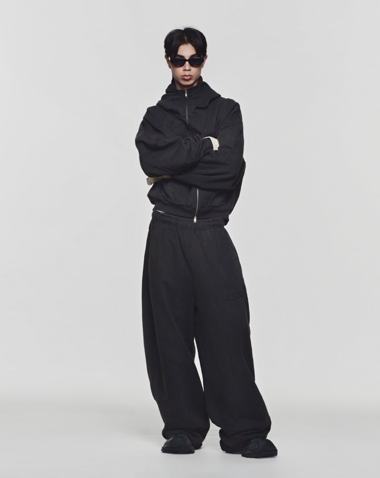 Lider OUTSIDER SWEATPANTS - Washed Charcoal 衛褲
