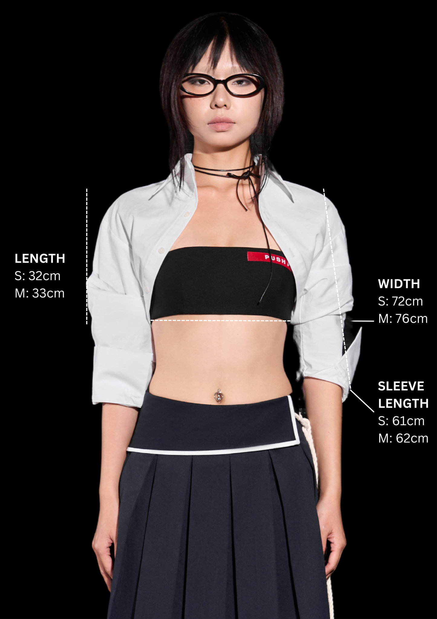 PUFFBALL CROP SHIRT