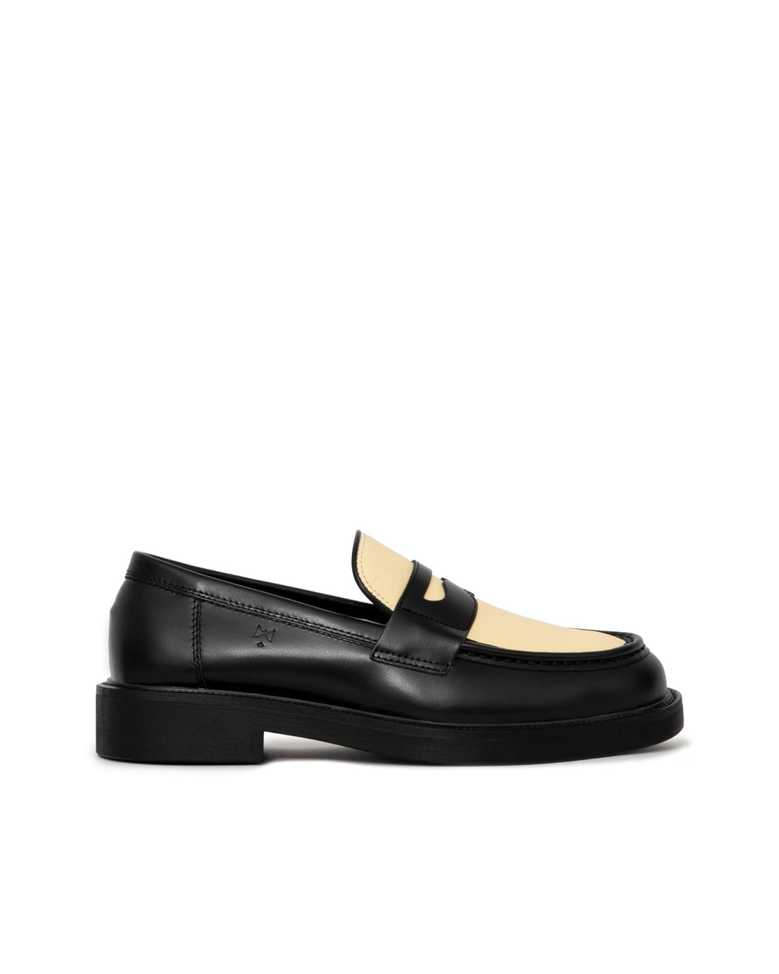 The Wolf Sean Wolf Penny Loafer 黑白配色樂福鞋，牛皮鞋面