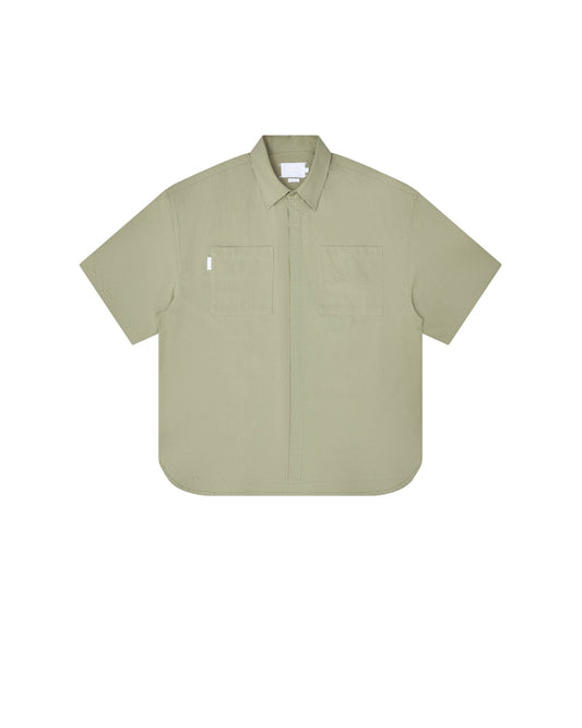 Lider OFF DUTY BOXY SHIRT 淺牛油果綠短袖恤衫