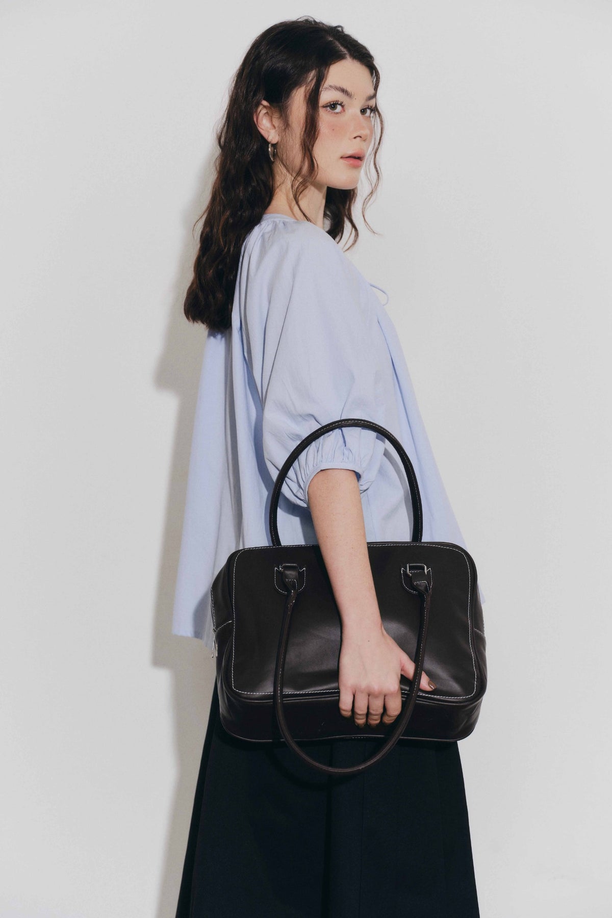 泡泡袖領口抽褶上衣 Dottie T1135 商品圖 5