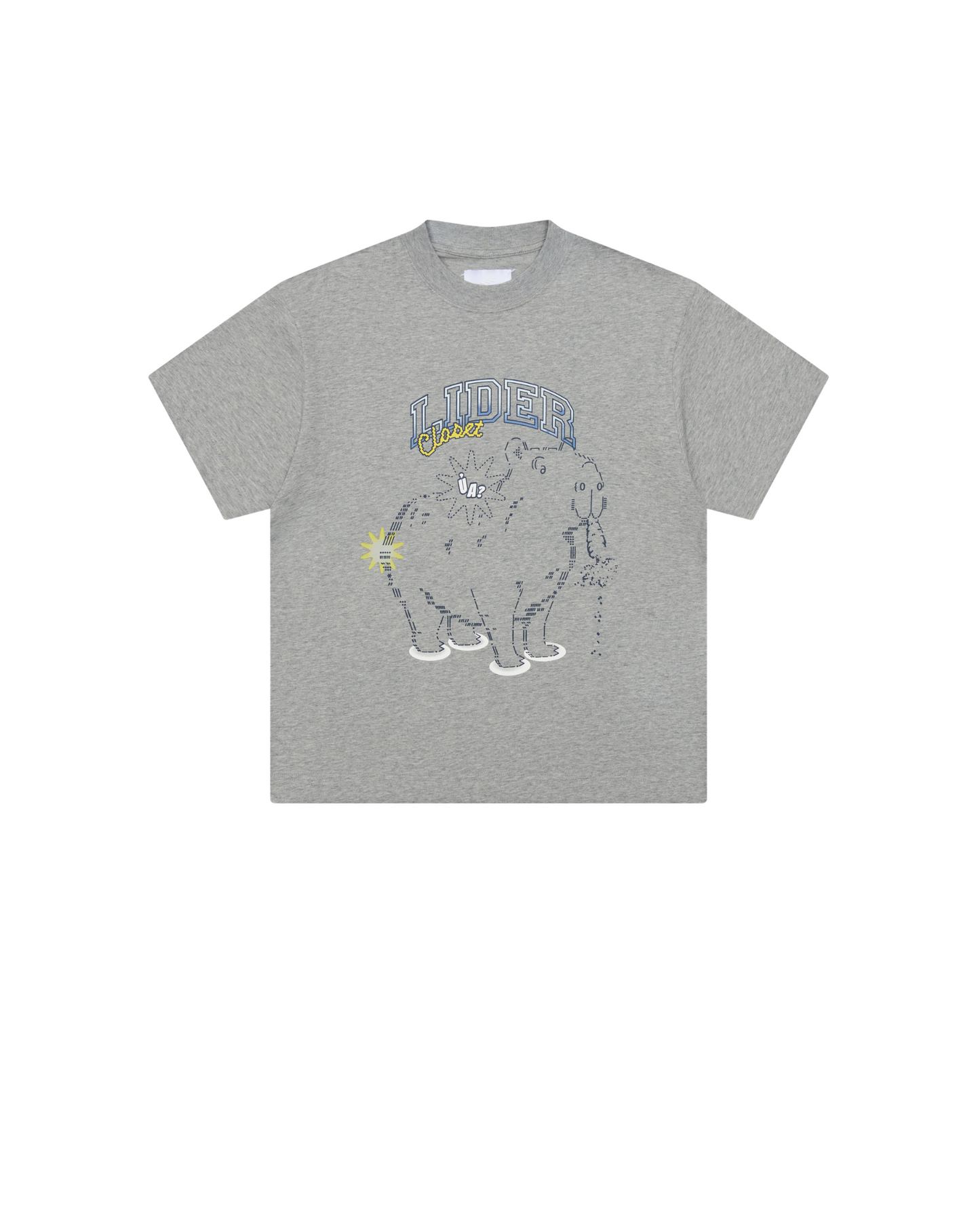 Lider CAPYNOMNOM TEE - Noodle Grey T 恤
