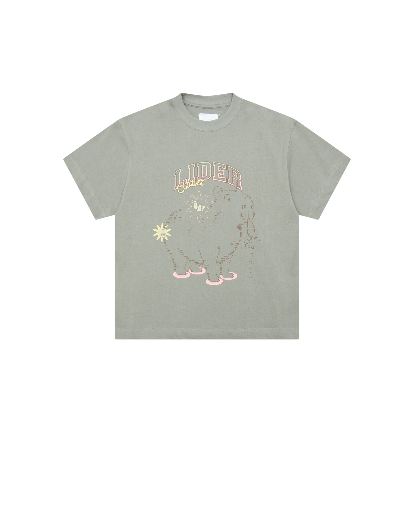Lider CAPYNOMNOM TEE - Olive Chill T 恤