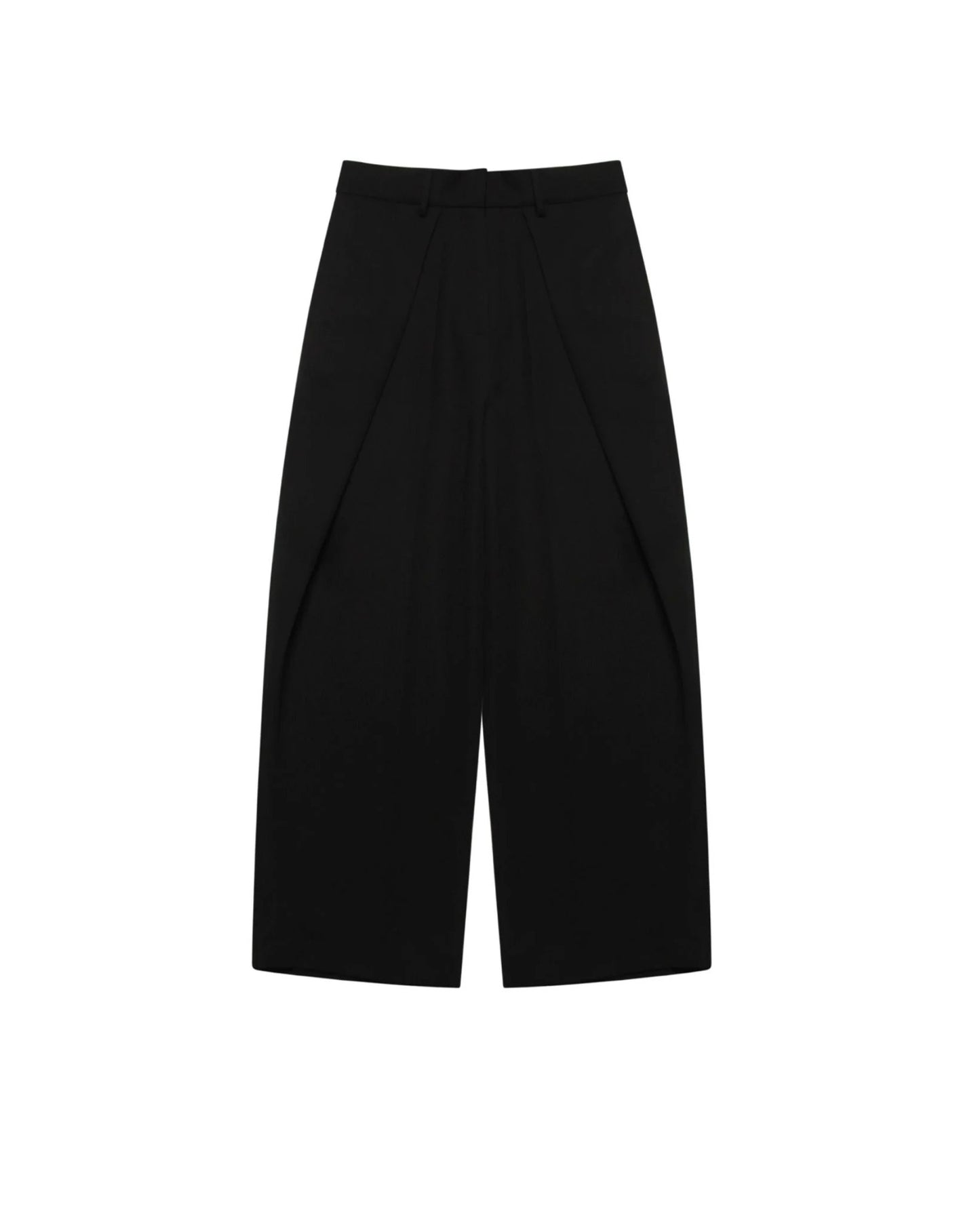 Lider ROLLING WIDE-LEG TROUSERS - Black 闊腳褲