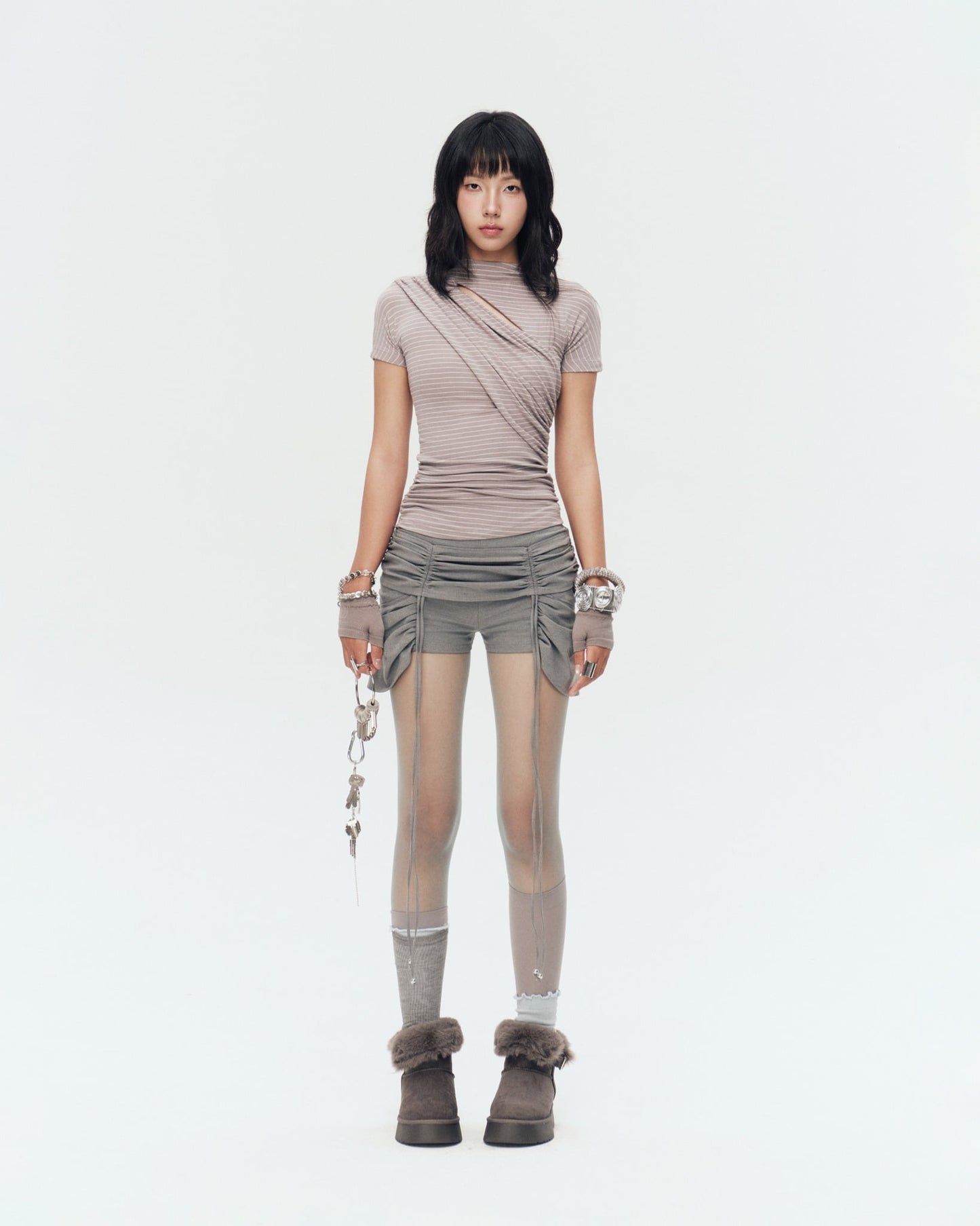 Tarlow Shorts (Grey) — Bunnyhill