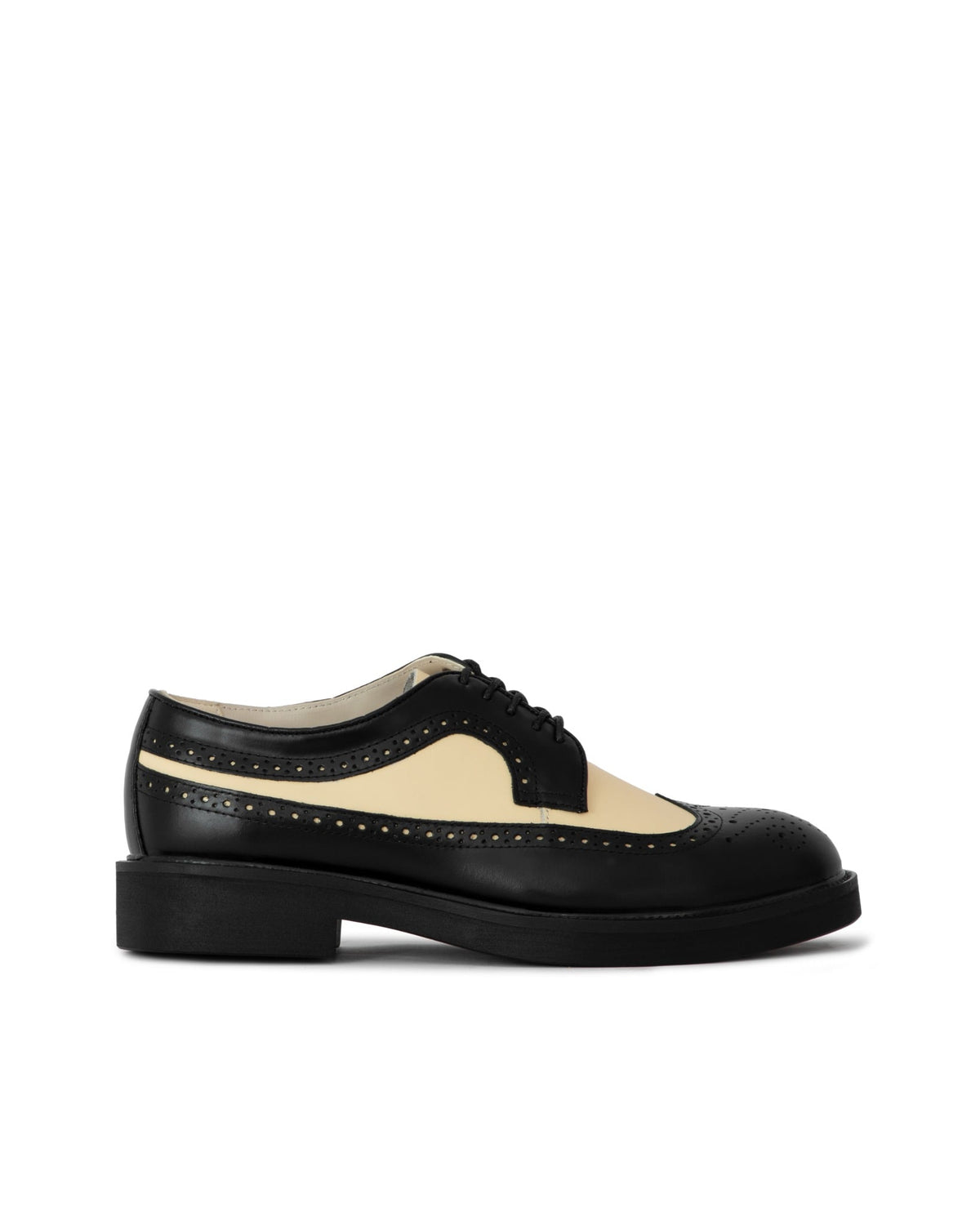 The Wolf Sean Brogue Black Off White 德比鞋 圖 1