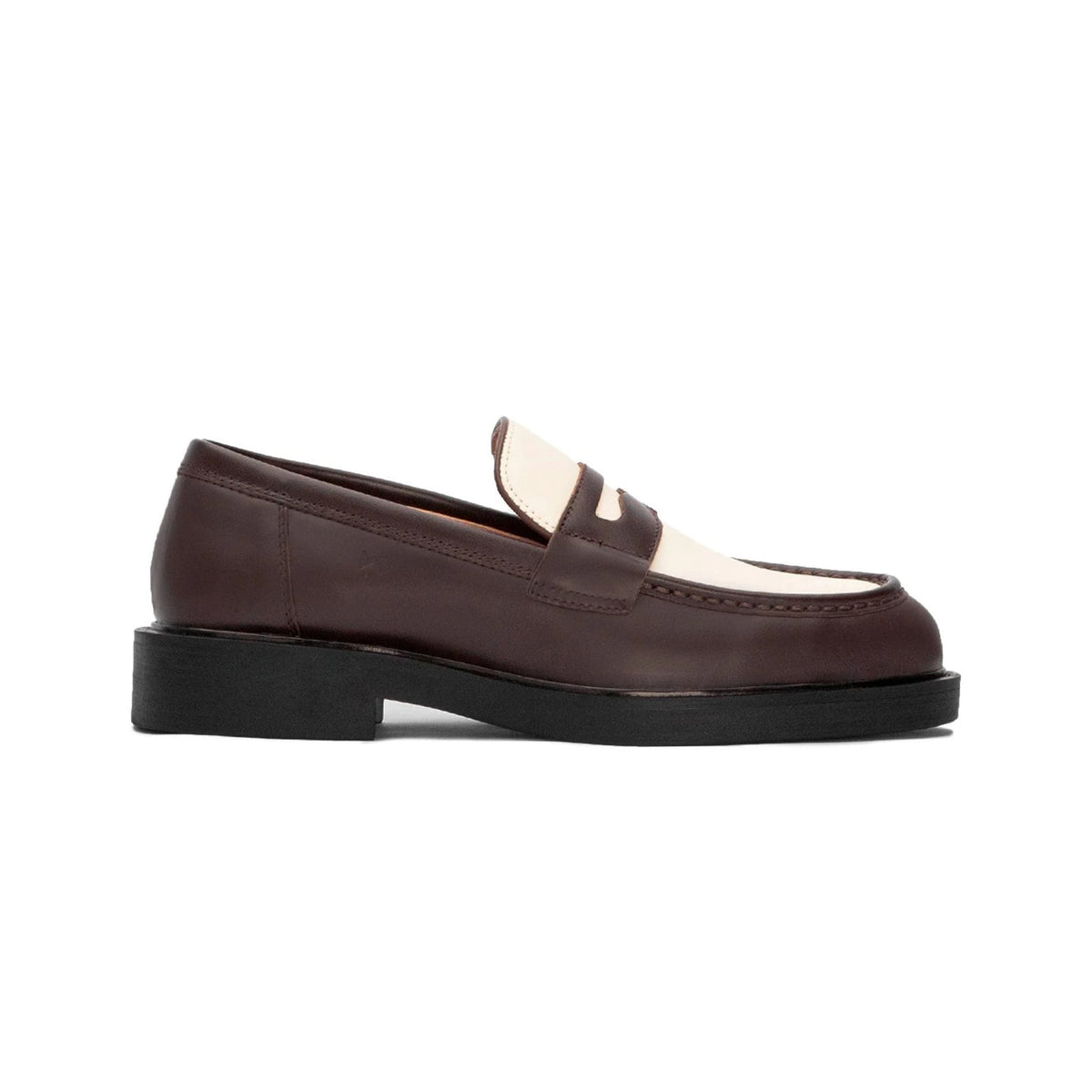 The Wolf Sean Penny Brown & Off-White 樂福鞋 圖 8