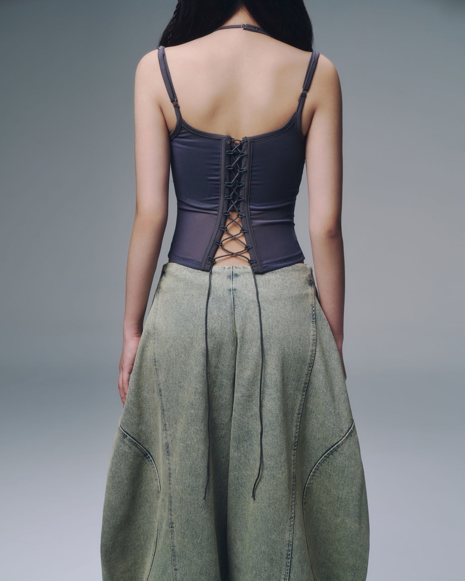 Melios Mesh Top (Dark Blue) — Bunnyhill