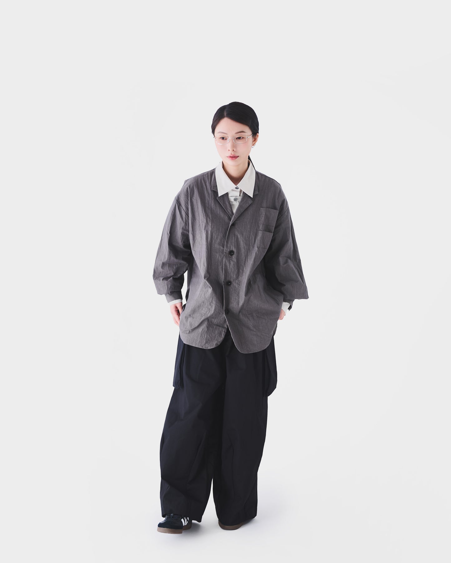 AW24-17J Notch Lapel Shirt Jacket