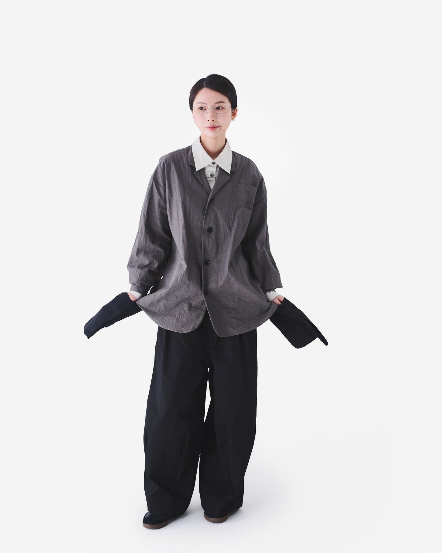 AW24-17J Notch Lapel Shirt Jacket
