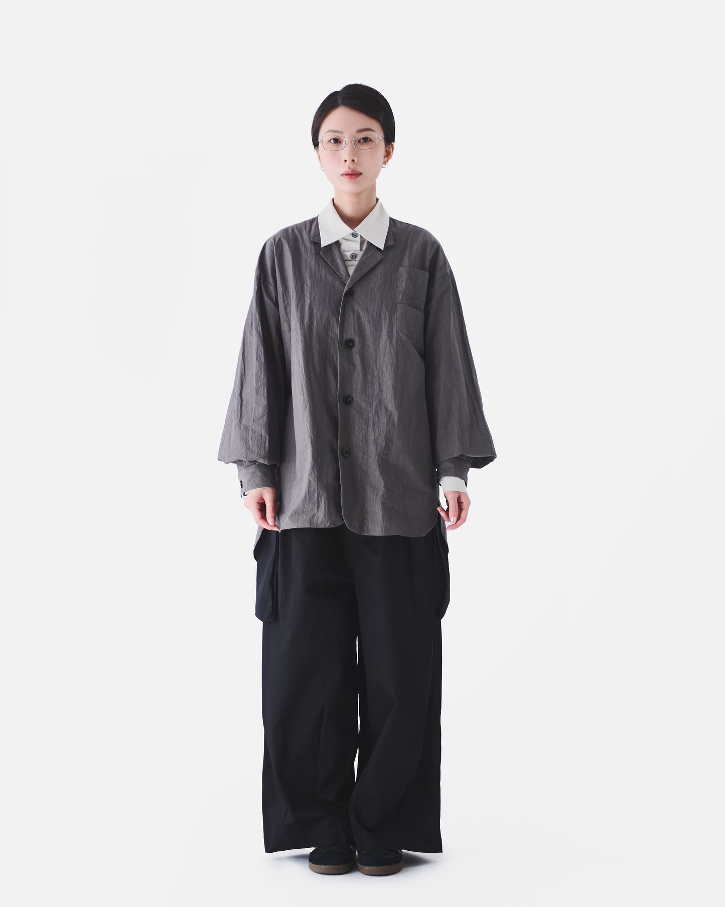 AW24-17J Notch Lapel Shirt Jacket