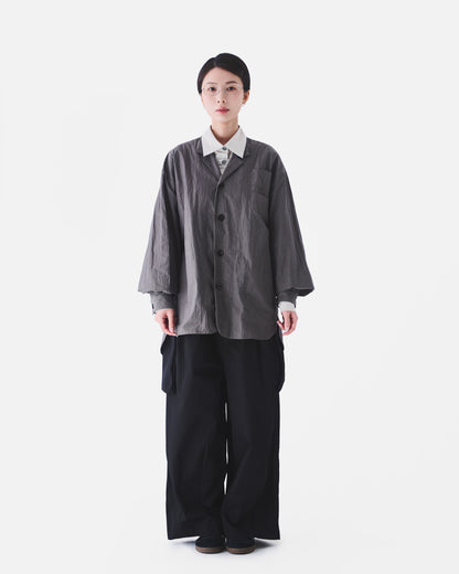 AW24-17J Notch Lapel Shirt Jacket