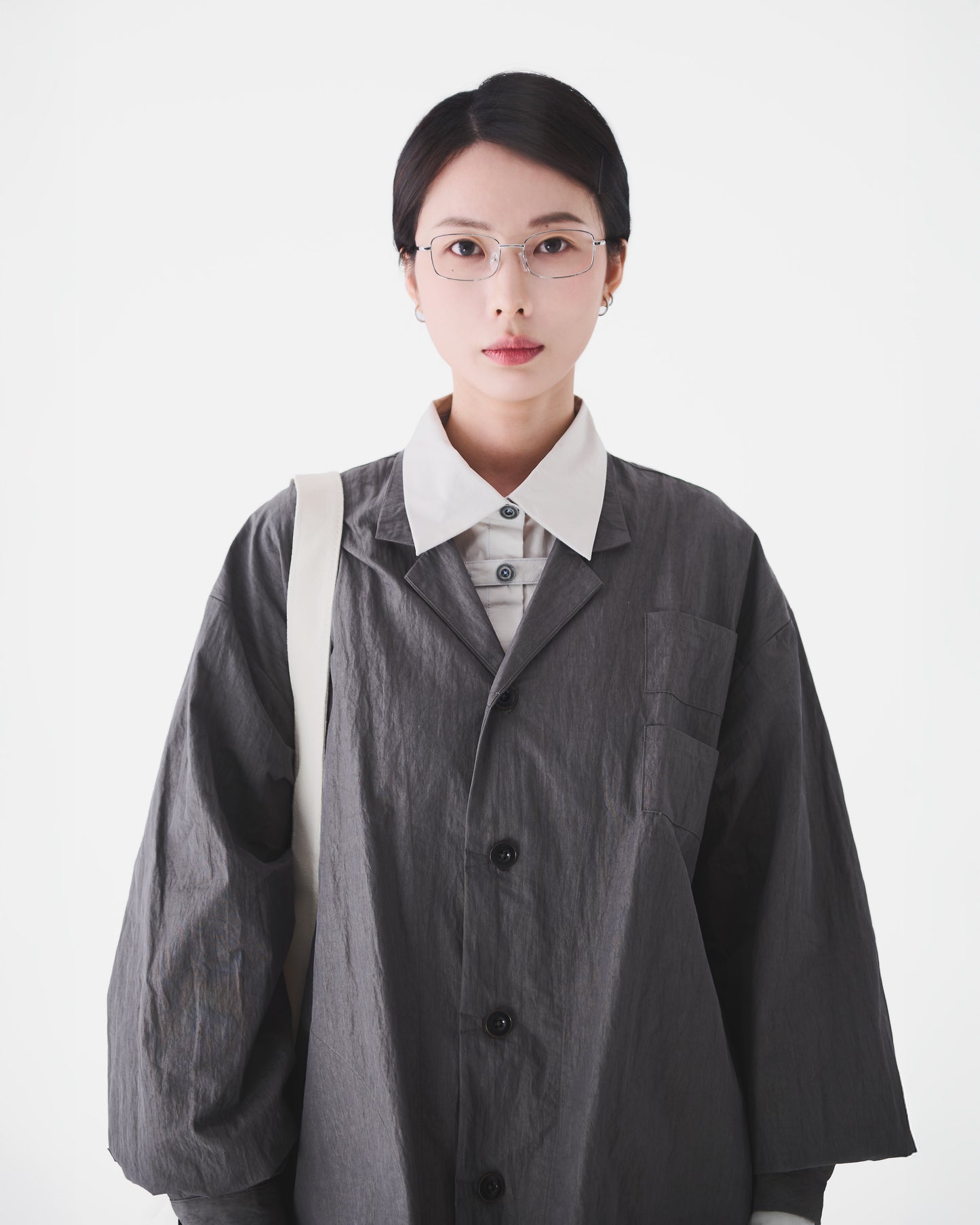 AW24-17J Notch Lapel Shirt Jacket