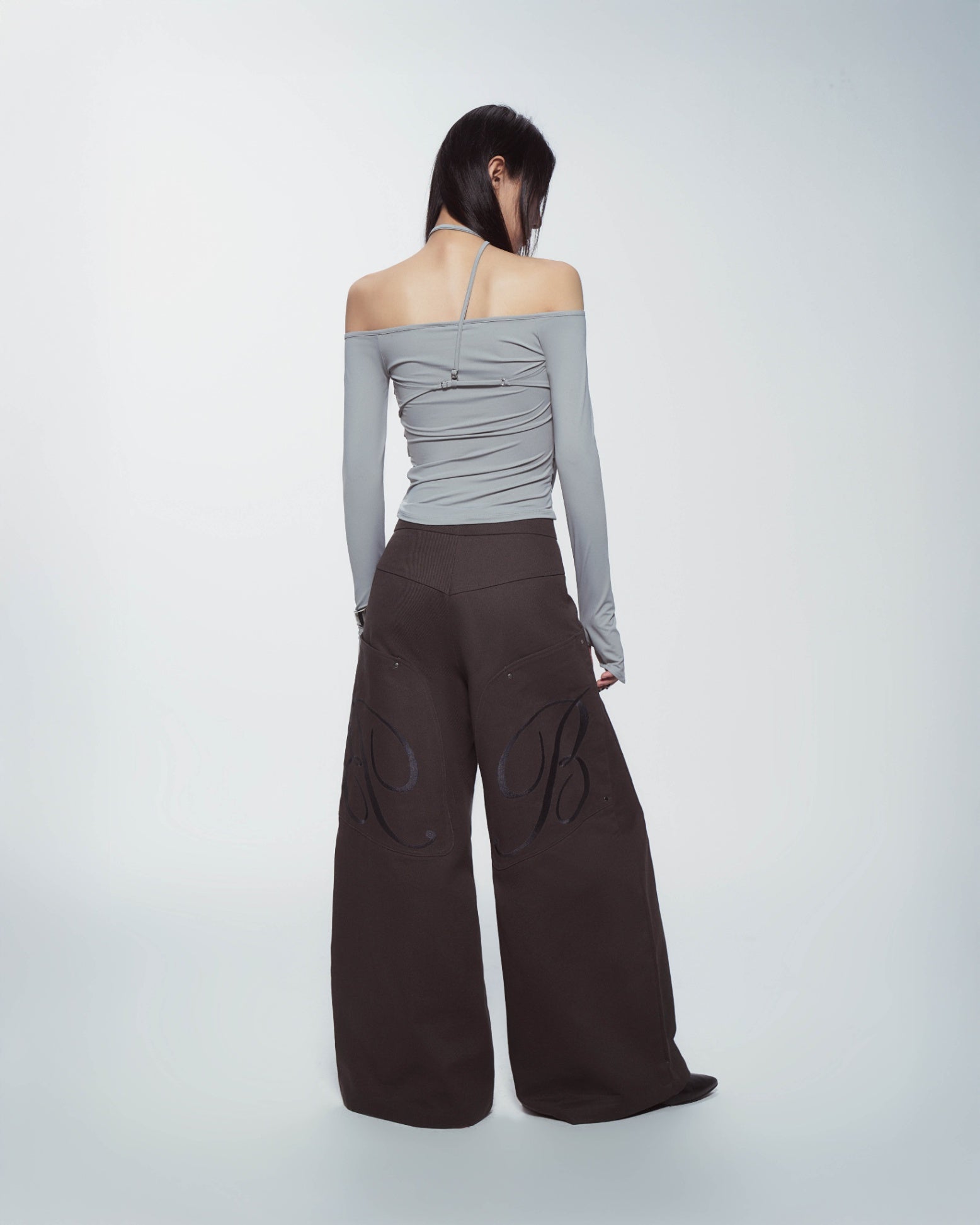 Melvin Long Sleeve Top (Blue Grey) — Bunnyhill